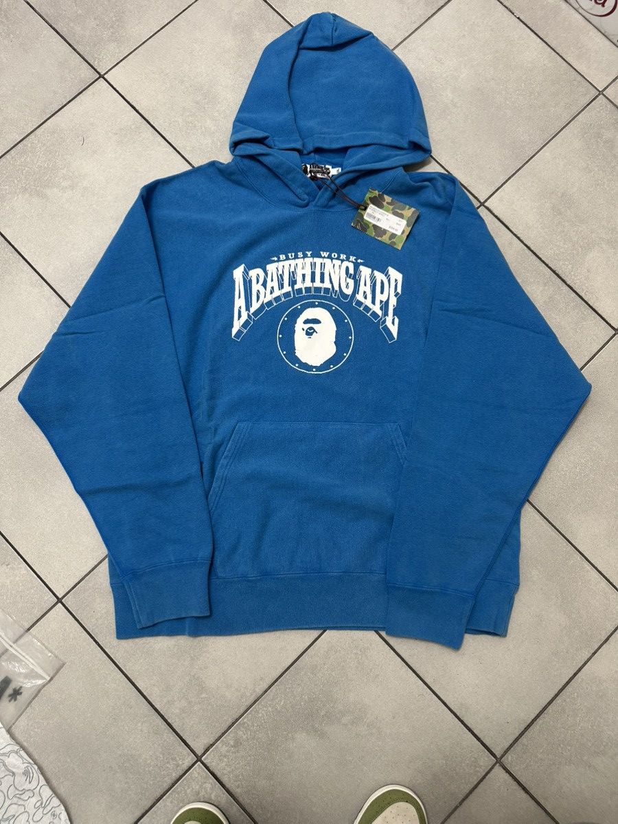 Bape Bape blue hoodie Size US XXL / EU 58 / 5 - 1 Thumbnail