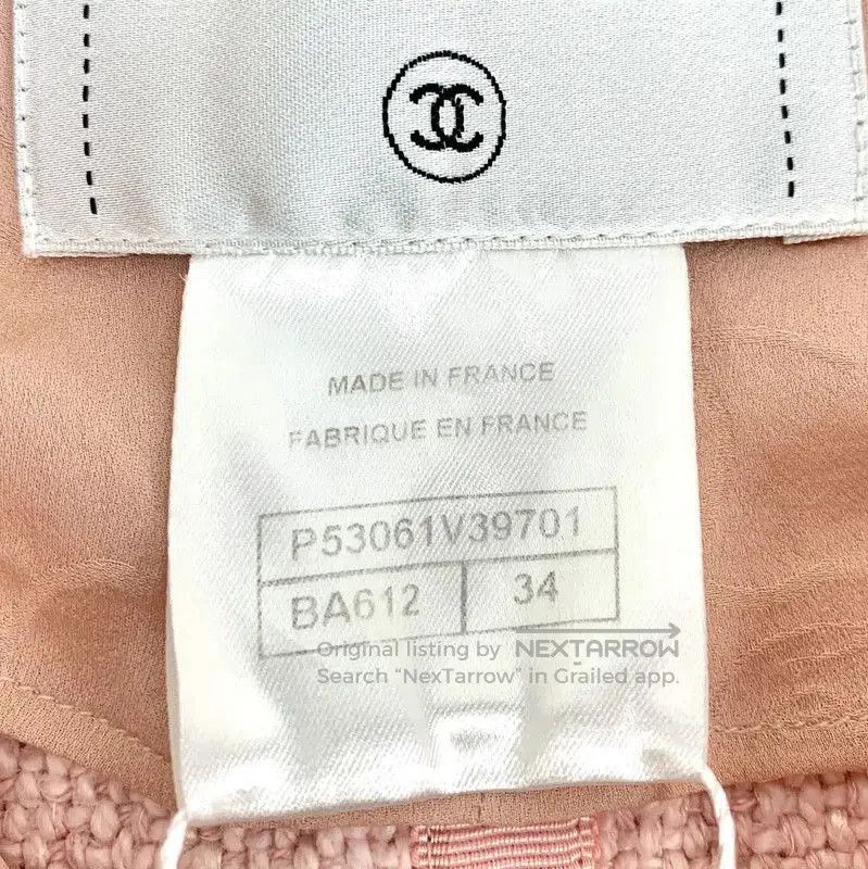 Chanel Chanel Pink Jacket for Women . Size XXS / US 00 / IT 34 - 7 Thumbnail
