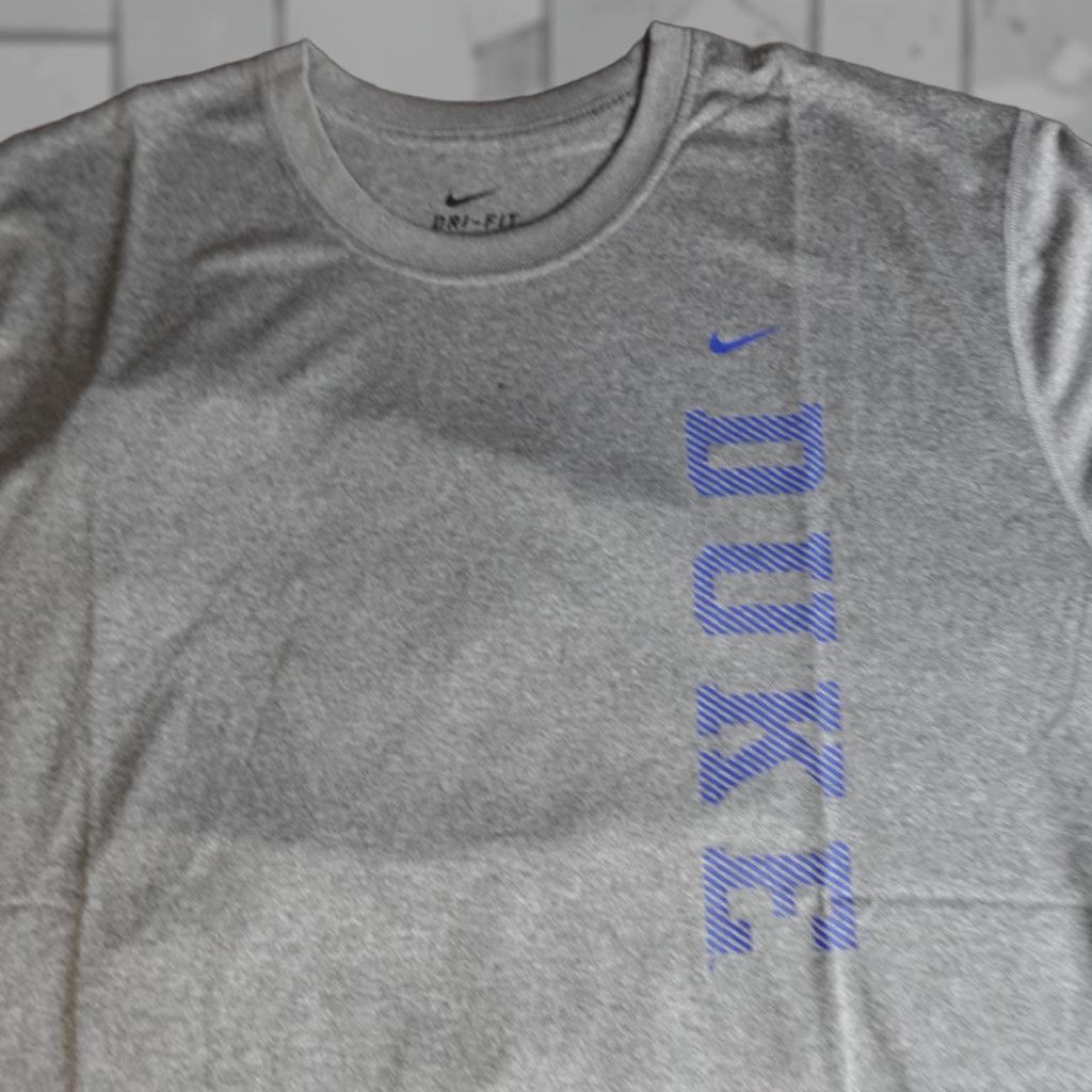 Nike Nike Shirt 2XL Gray Duke Basketball Dri Fit 2011 NEW Size US XXL / EU 58 / 5 - 1 Thumbnail