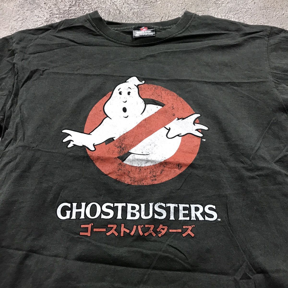 Vintage Vintage 90s Ghostbusters Graphic Tee Sun Faded Streetwear S Size US S / EU 44-46 / 1 - 2 Thumbnail