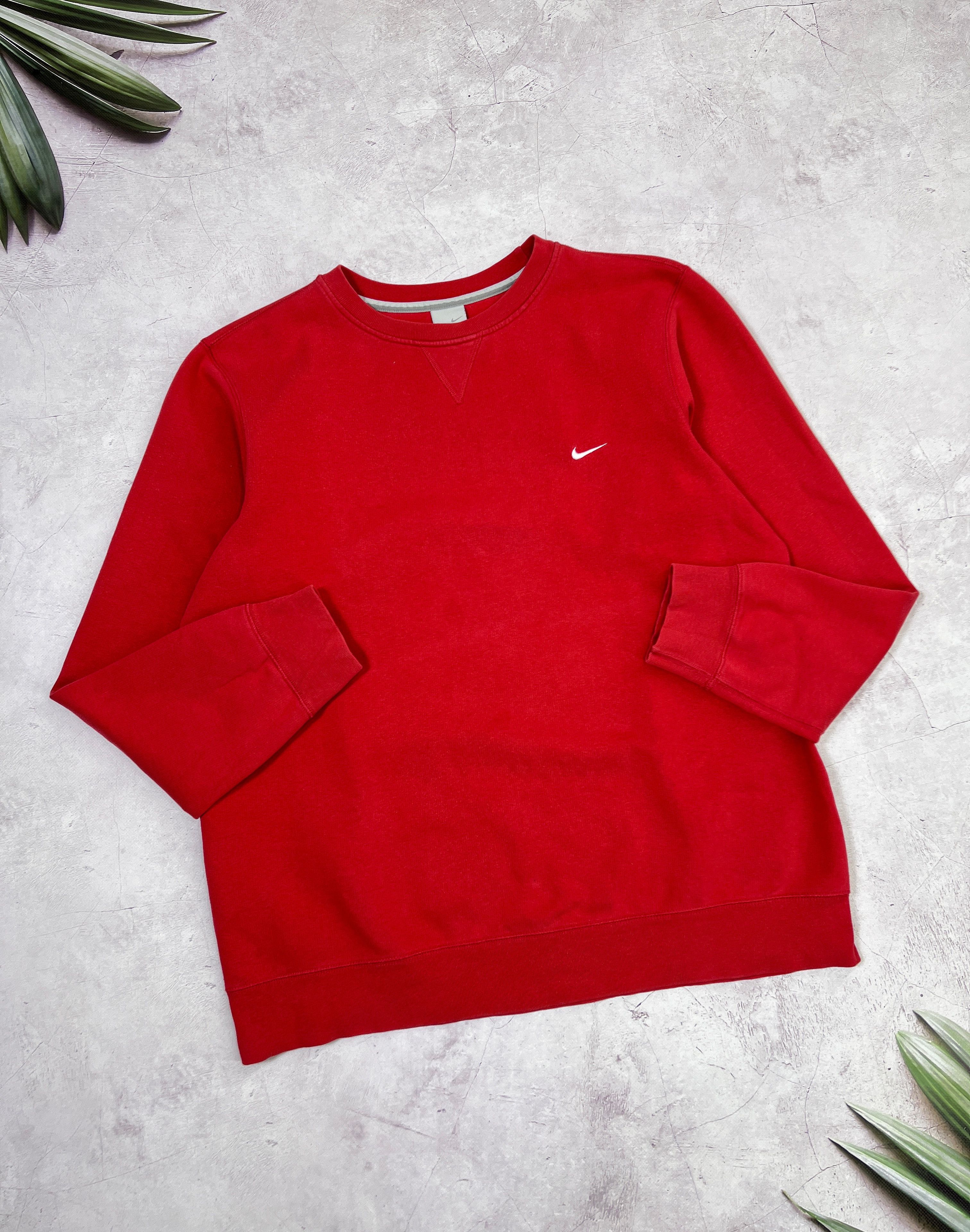 Nike × Vintage Y2K Nike Sweatshirt Small Swoosh Logo Size US M / EU 48-50 / 2 - 1 Thumbnail