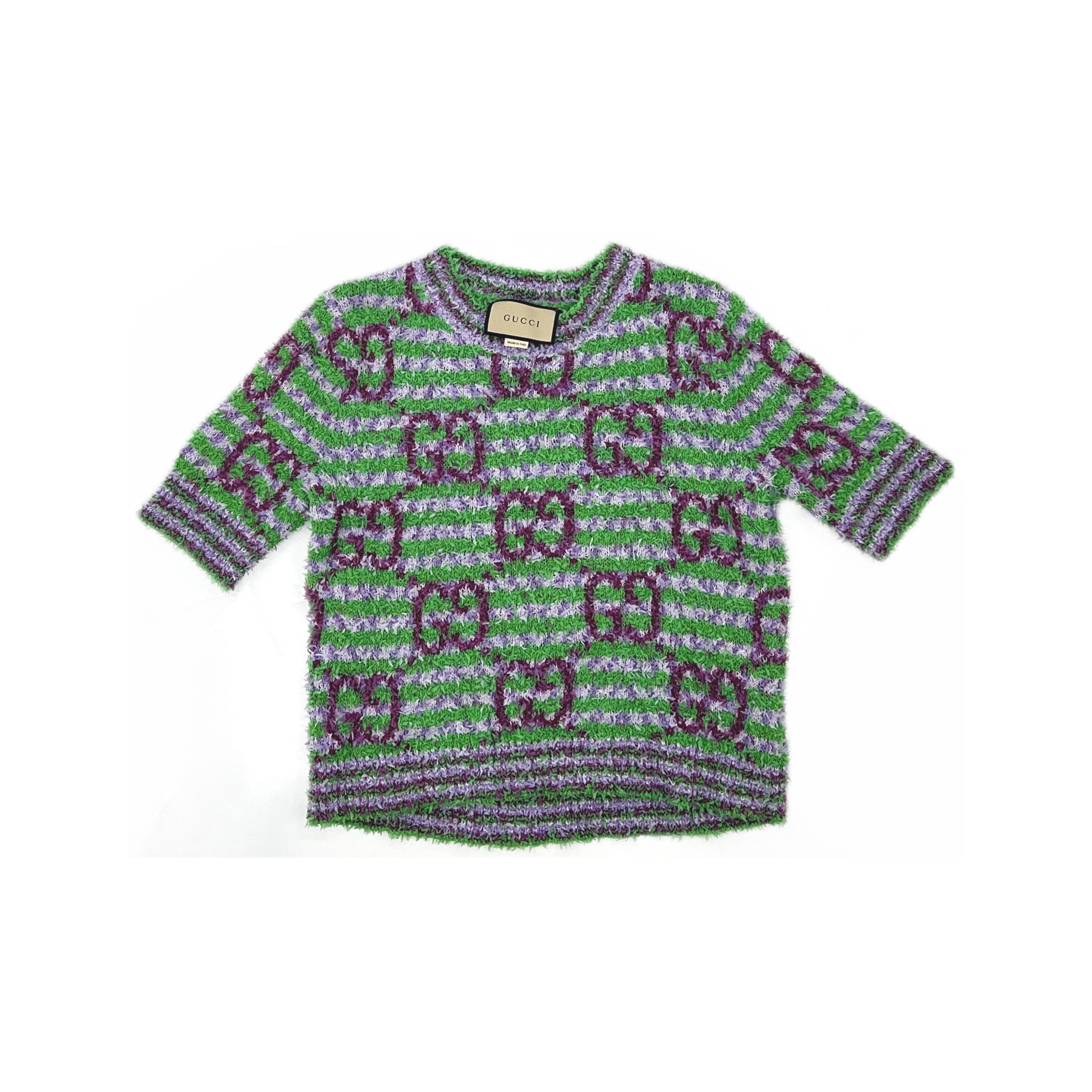 Gucci Gucci GG Striped Knit Top Size S Size S / US 4 / IT 40 - 1 Thumbnail