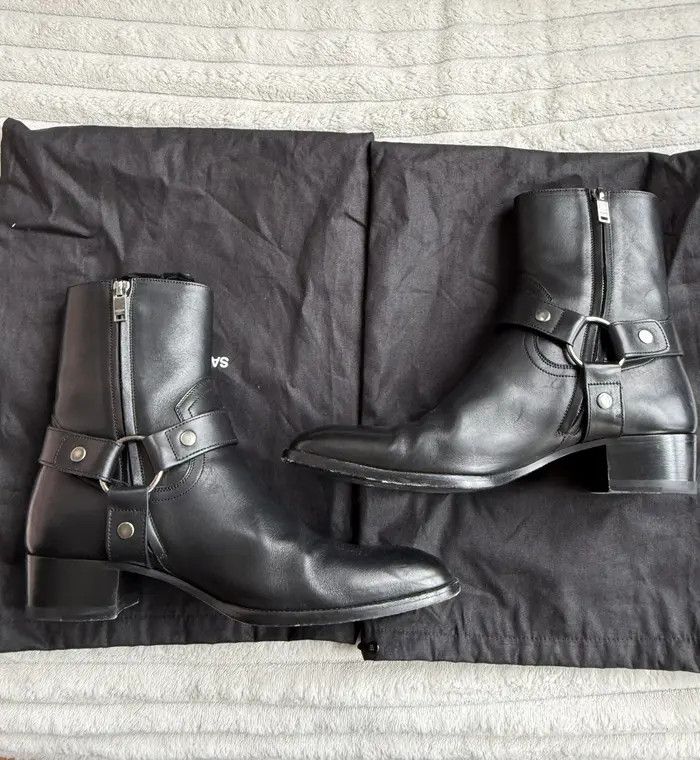 Saint Laurent Paris Saint Laurent Wyatt Harness Boot Size US 8.5 / EU 41-42 - 1 Thumbnail
