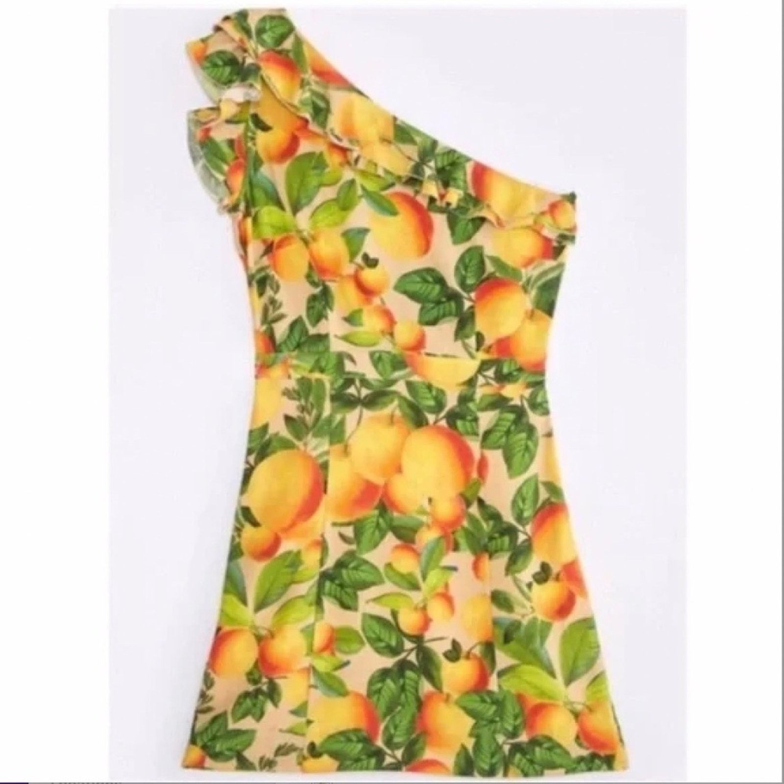 Farm Rio NWT Farm Rio Oranges Print One Shoulder Dress Size S Size S / US 4 / IT 40 - 1 Thumbnail
