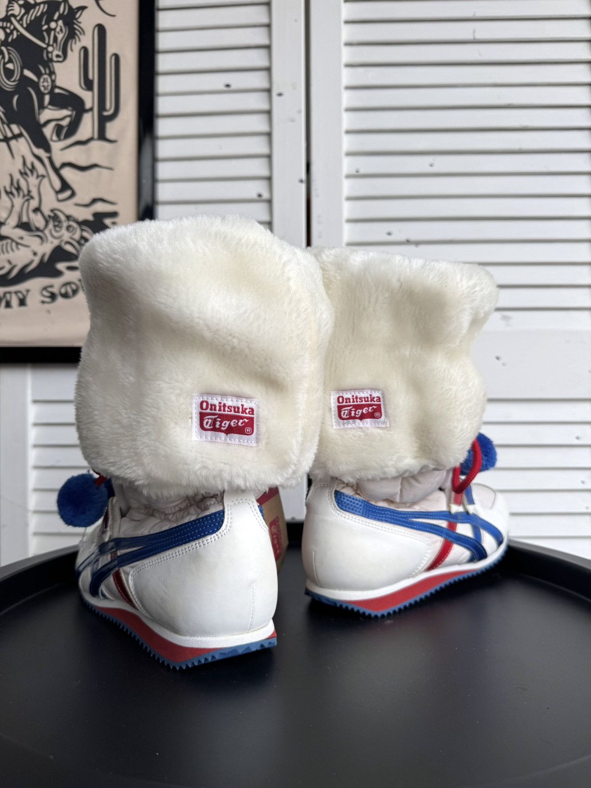 Asics Vintage ASICS Onitsuka Tiger Fur Snow Ski Boots High Y2K Size US 4 / IT 34 - 14 Thumbnail