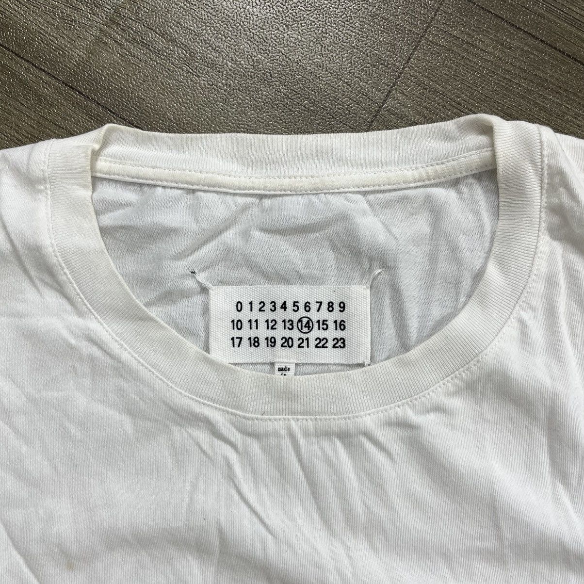 Maison Margiela Luxury Maison Martin Margiela Paris Stereotype White Tee Size US M / EU 48-50 / 2 - 4 Thumbnail