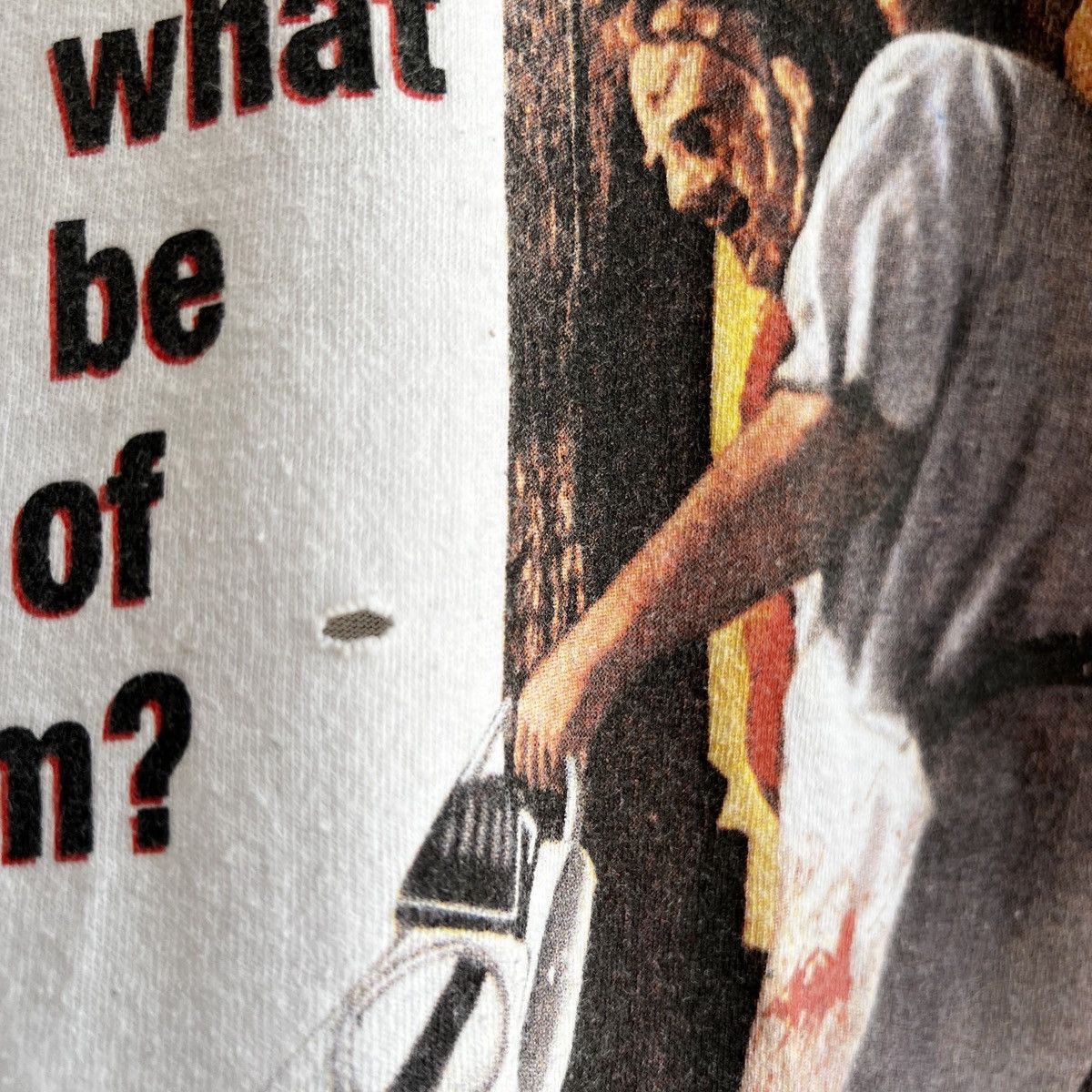 Tultex 1997 The Texas Chainsaw Massacre Horror Move Promo Tee Shirt Size US L / EU 52-54 / 3 - 9 Thumbnail