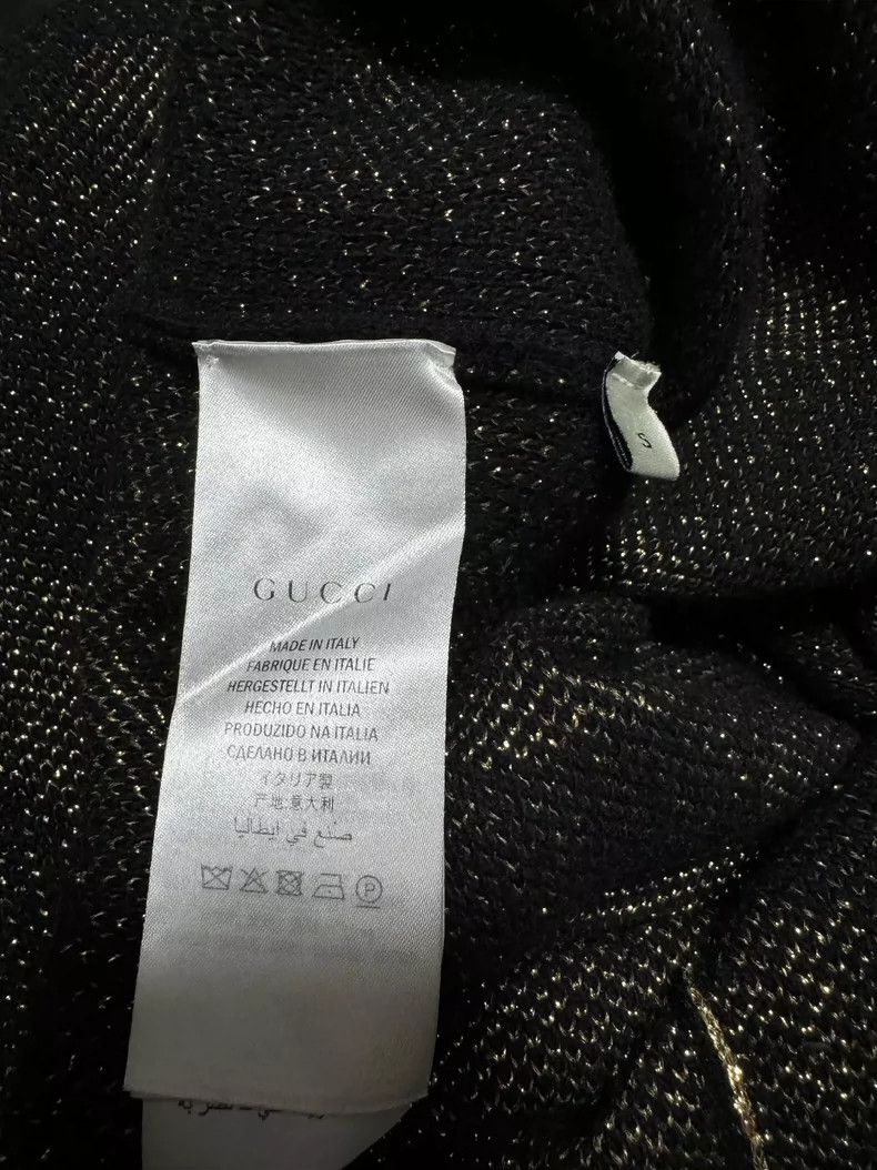 Gucci Gucci Popular gold silk love sweater 2502-Nextarrow Size US S / EU 44-46 / 1 - 4 Thumbnail