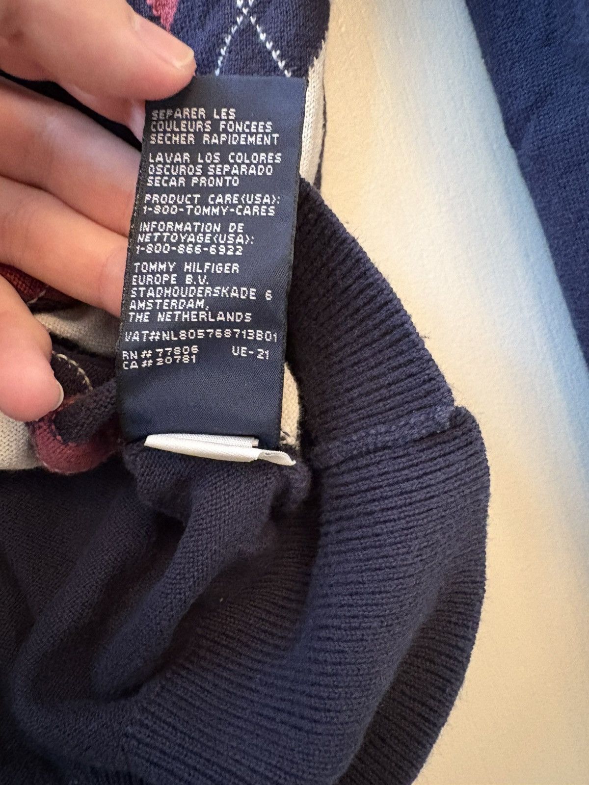 Tommy Hilfiger Vintage Tommy Hilfiger sweater Size S / US 4 / IT 40 - 4 Thumbnail