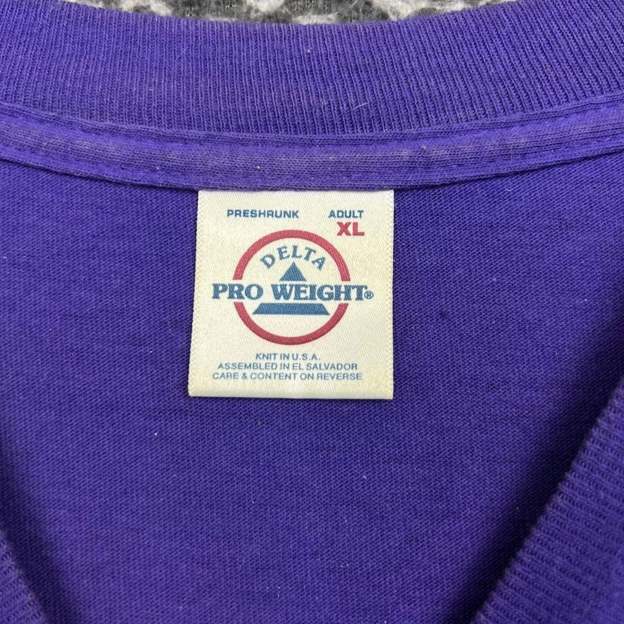 Delta Los Angeles LA Lakers Shirt Men XL Purple NBA Finals Cotton Size US XL / EU 56 / 4 - 5 Thumbnail