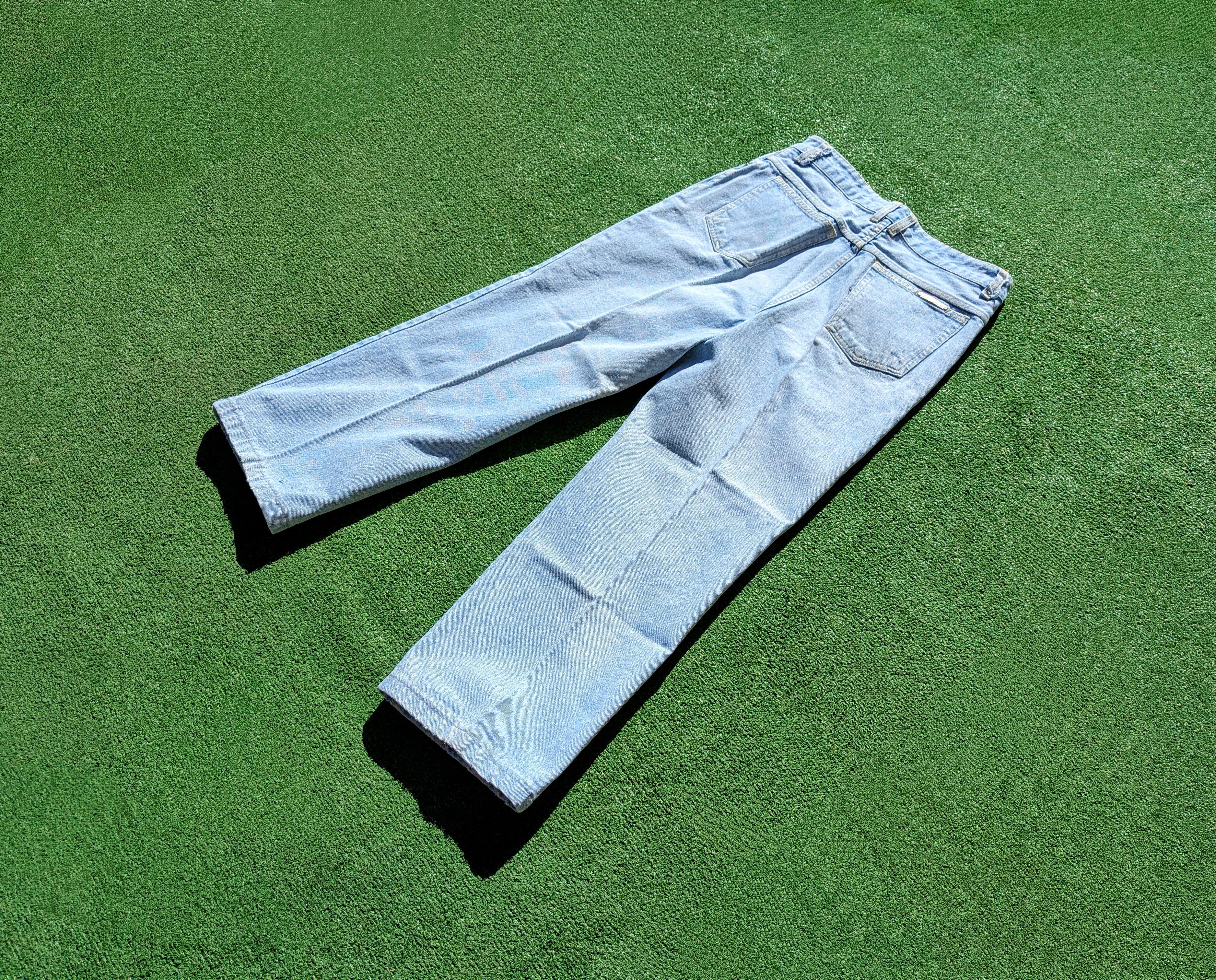 Vintage VTG 1990s High Waist Canoe Canton 5-Pocket 34/28 Denim Jeans Size 34" / US 12 / IT 48 - 5 Thumbnail
