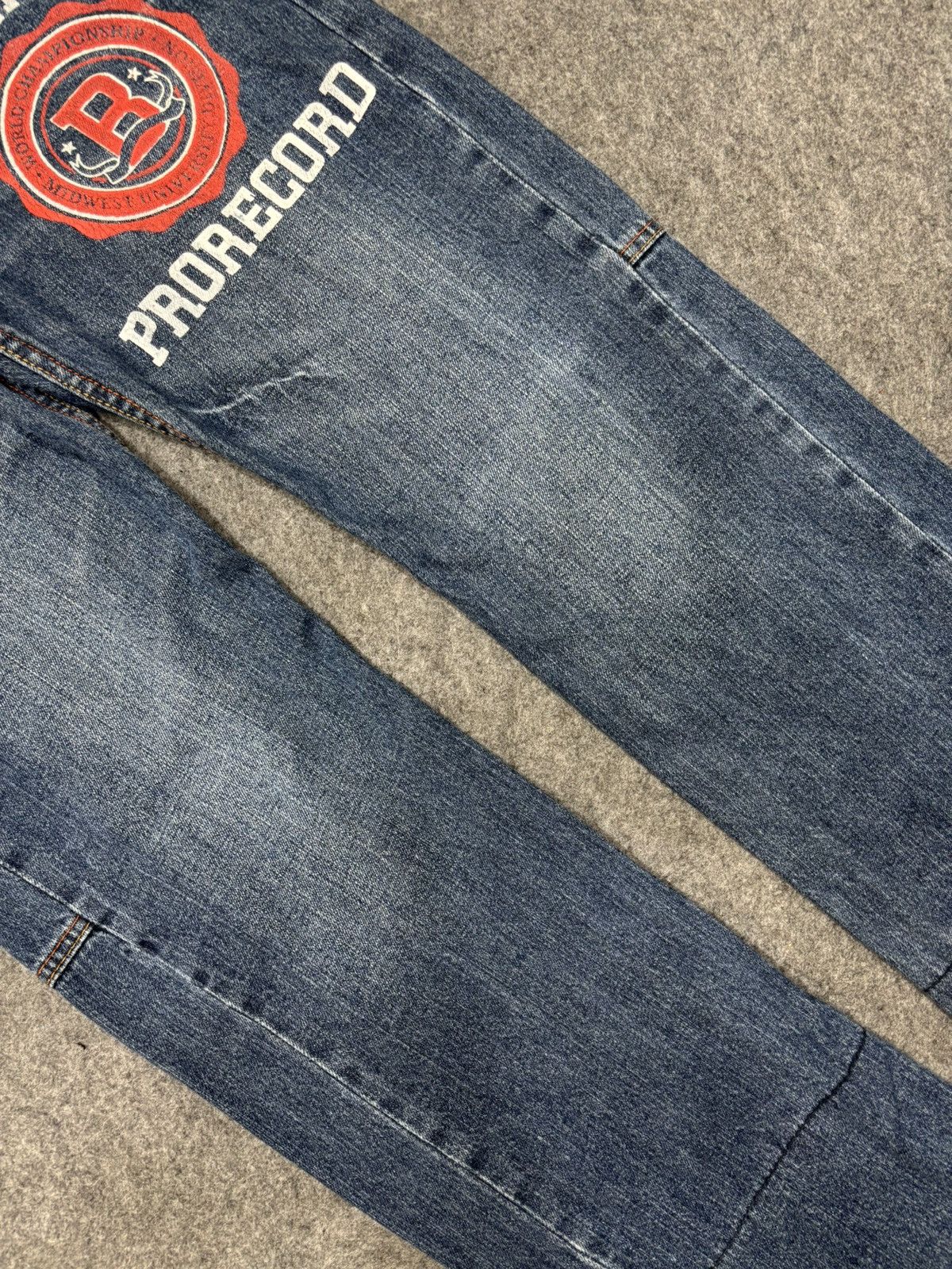 Japanese Brand 💥Double Waist💥Insane Dominate Twisted Leg Denim F653 Size US 32 / EU 48 - 9 Thumbnail