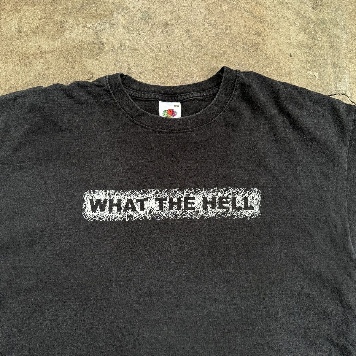 Band Tees × Vintage Vintage Sun Faded What The Hell T-Shirt Size US L / EU 52-54 / 3 - 2 Thumbnail