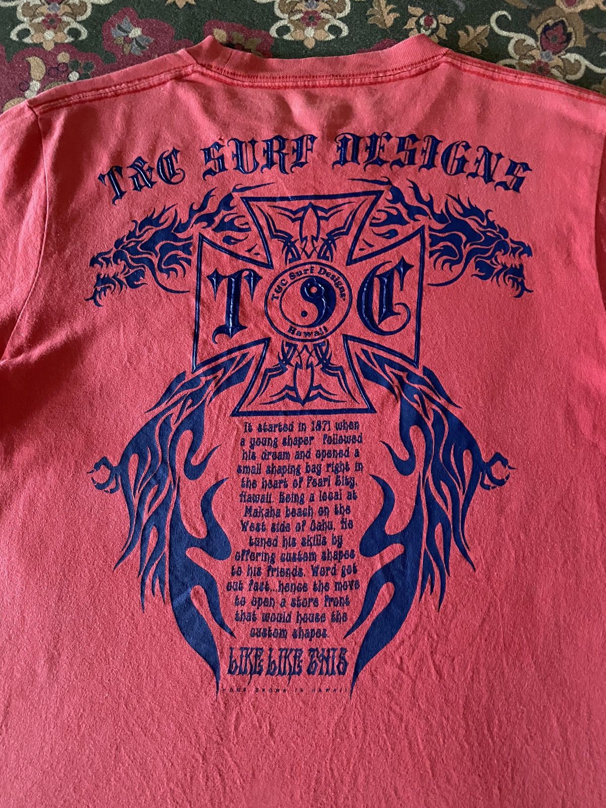 Japanese Brand × Vintage T&C Surf Design Style Cross Design Style Tee Size US M / EU 48-50 / 2 - 3 Thumbnail