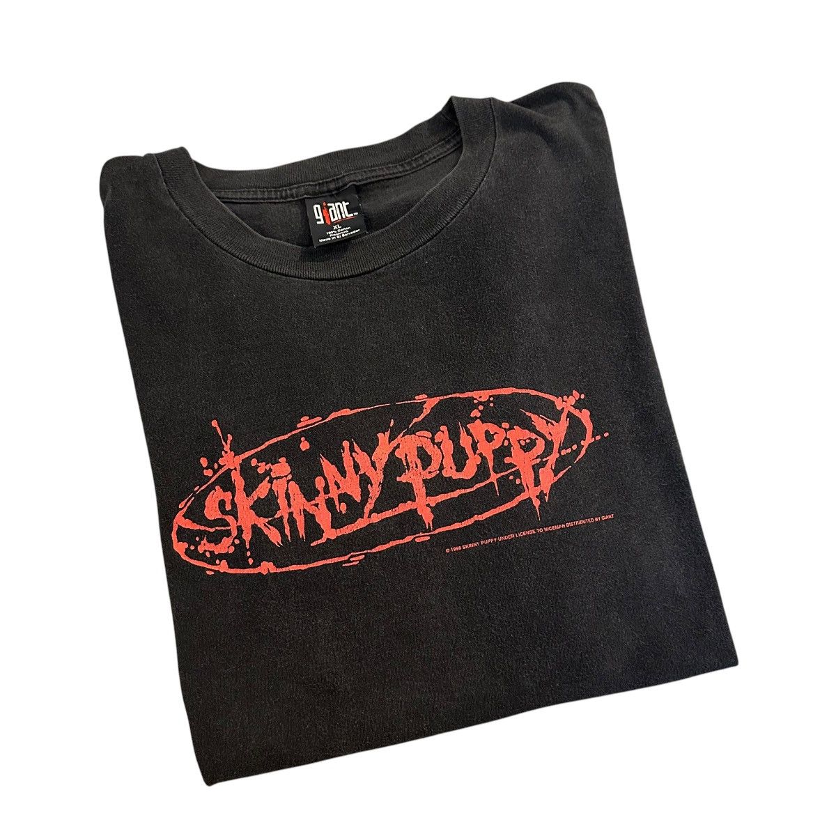 Giant Vintage 1996 Skinny Puppy Bloody Logo band shirt size XL Size US XL / EU 56 / 4 - 1 Thumbnail