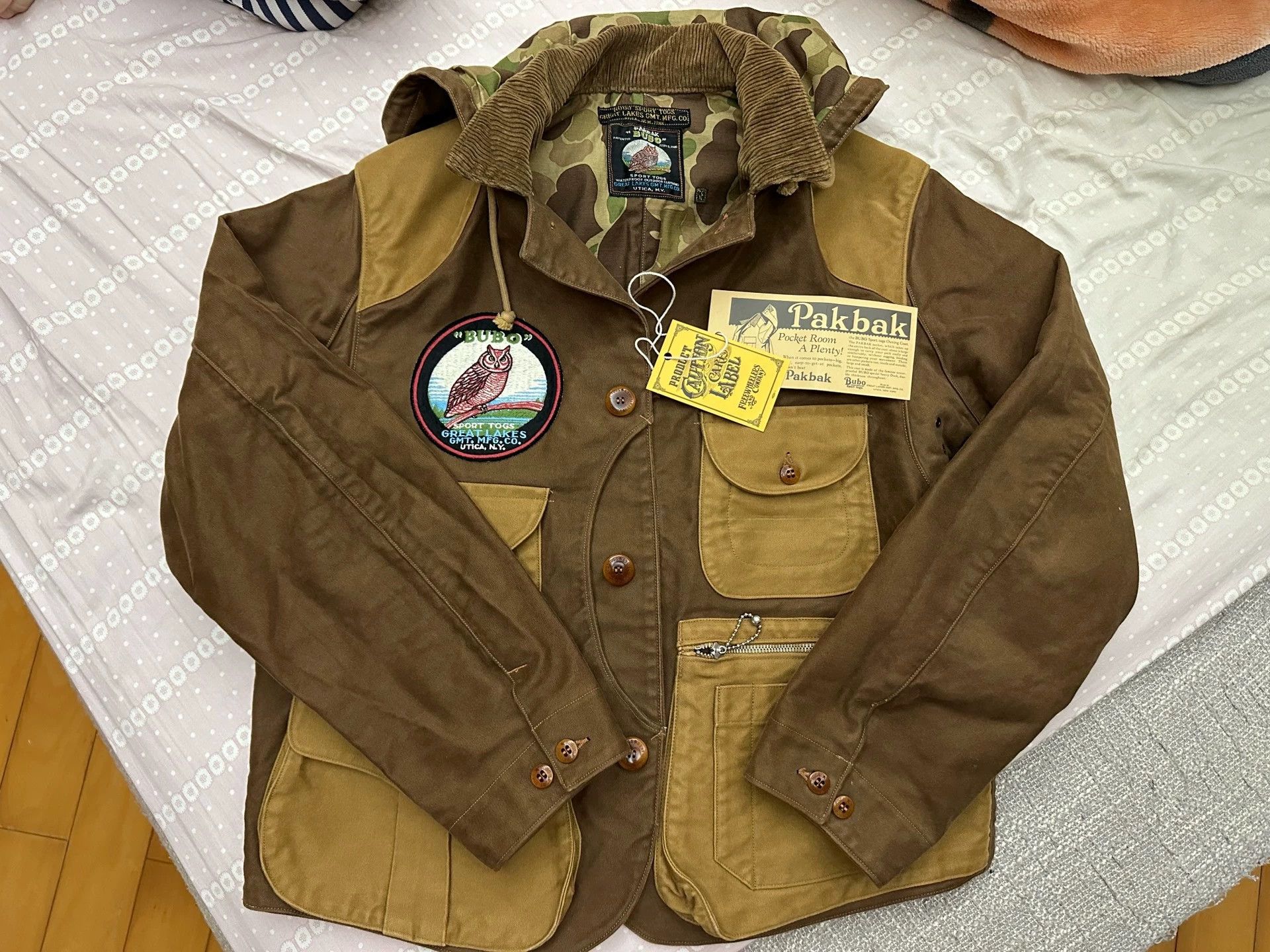 Freewheelers Freewheelers Hunting hooded jacket Size US M / EU 48-50 / 2 - 1 Thumbnail