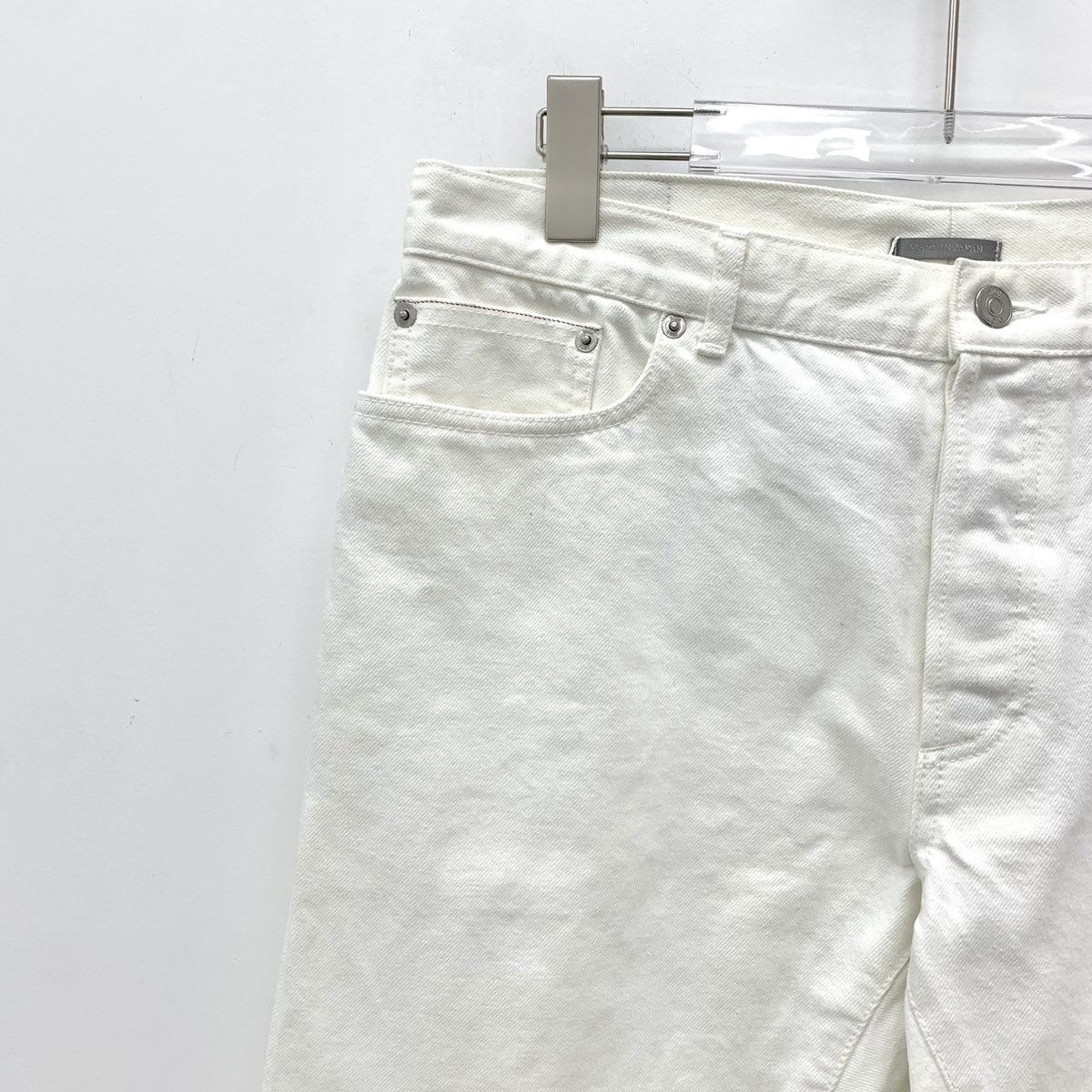 Dior Dior White Logo Badge Embroidered Cotton Casual Pants K26WX Size 25" / US 0 / IT 36 - 3 Thumbnail