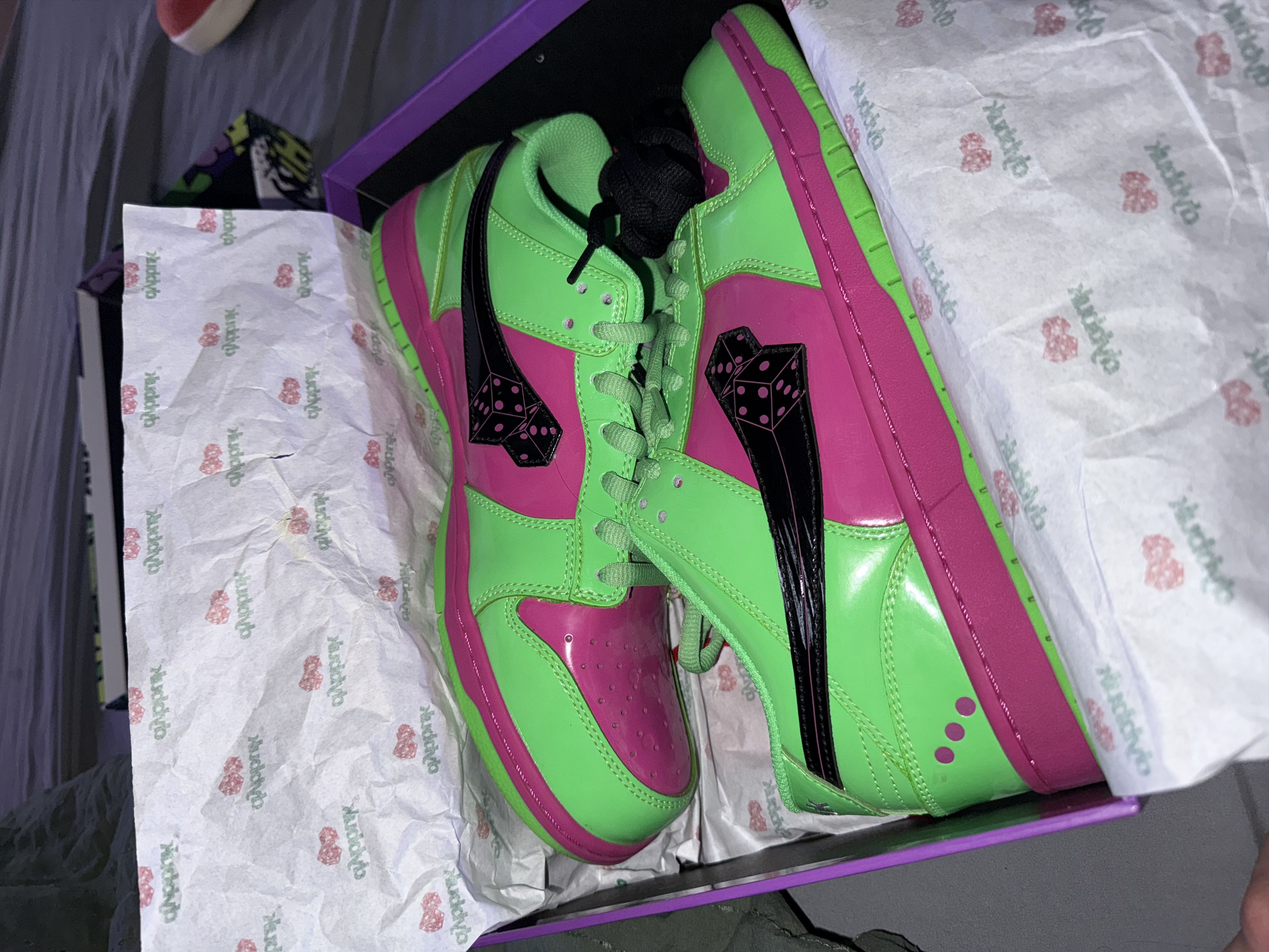 Dybbuk Dybbuk Lucky 7 “The Incredible Dybbuk” Nike Dunk Style OFFER Size US 12 / EU 45 - 1 Thumbnail