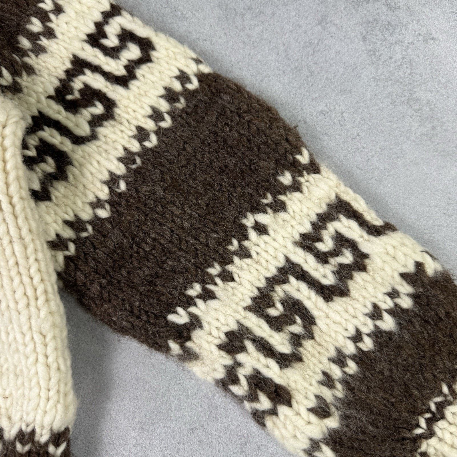 Vintage Vintage Couchan Indian Hand knit Wool Sweater Zip Eagle Size US M / EU 48-50 / 2 - 15 Thumbnail