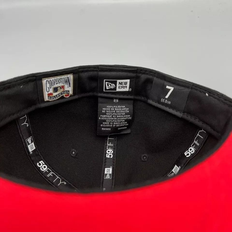 New Era Philadelphia Phillies Hat Men 7 59Fifty New Era MLB Fitted Size ONE SIZE - 4 Thumbnail