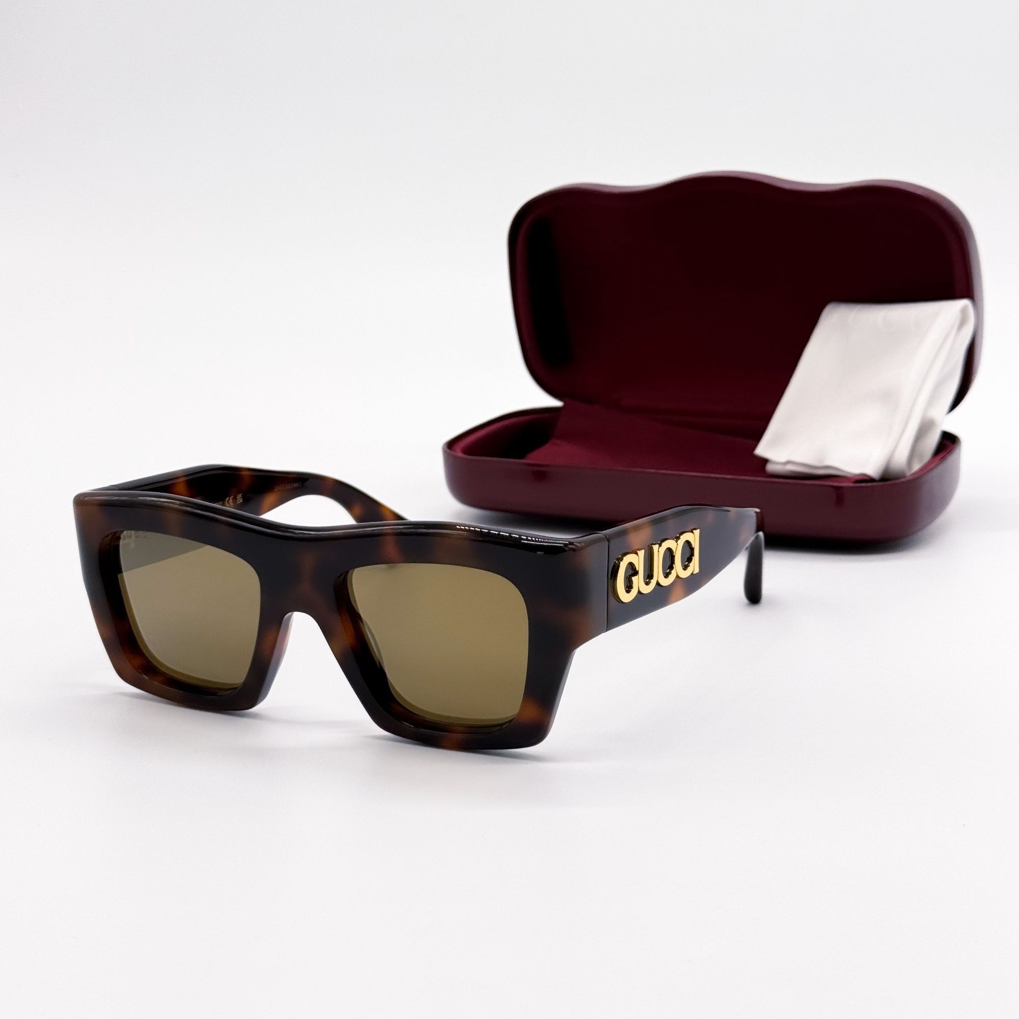 Gucci NEW GUCCI SUNGLASSES GG1772S 007 HAVANA SQUARE UNISEX GUCCI Size ONE SIZE - 1 Thumbnail
