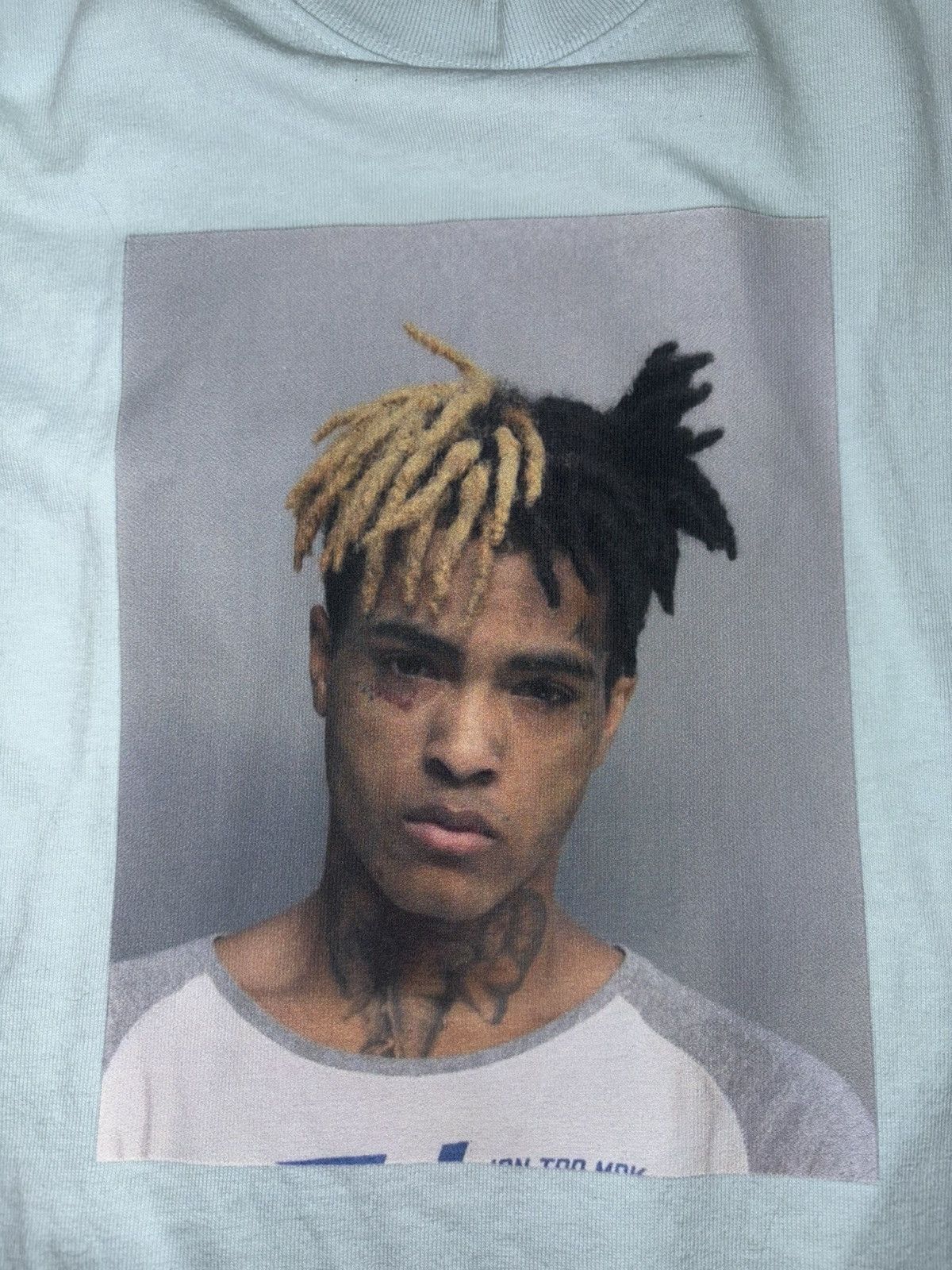 Revenge Revenge XXXTENTACION MUGSHOT baby blue LA exclusive Size US L / EU 52-54 / 3 - 3 Thumbnail