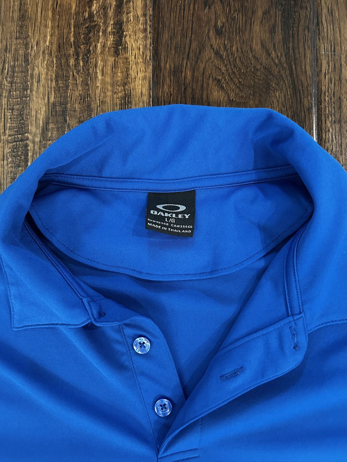 Oakley Oakley Dri-Fit Blue Polo Size US L / EU 52-54 / 3 - 2 Thumbnail