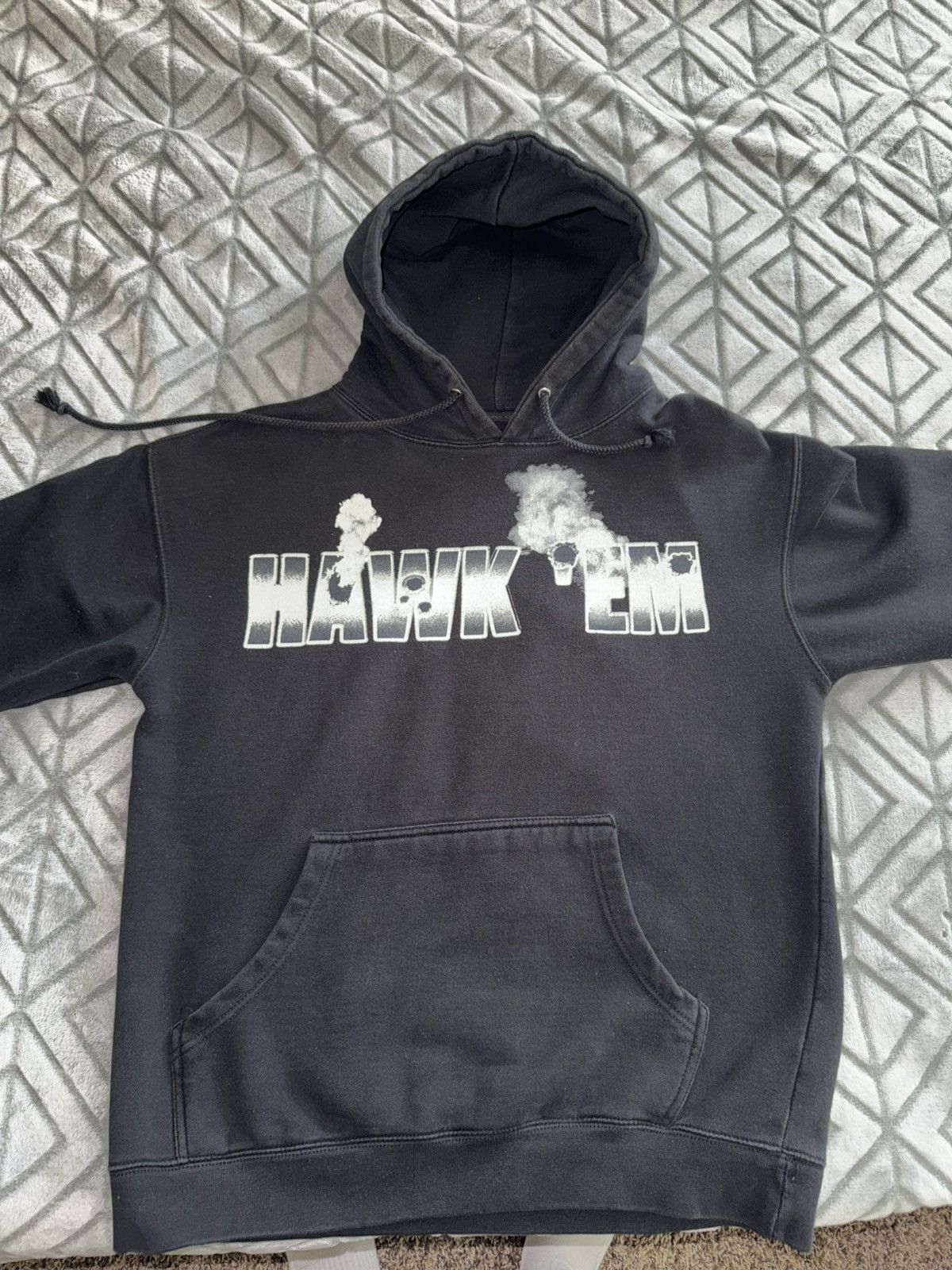 Vlone Vlone Hoodie “Pop Smoke Hawk Em” Size US M / EU 48-50 / 2 - 1 Thumbnail