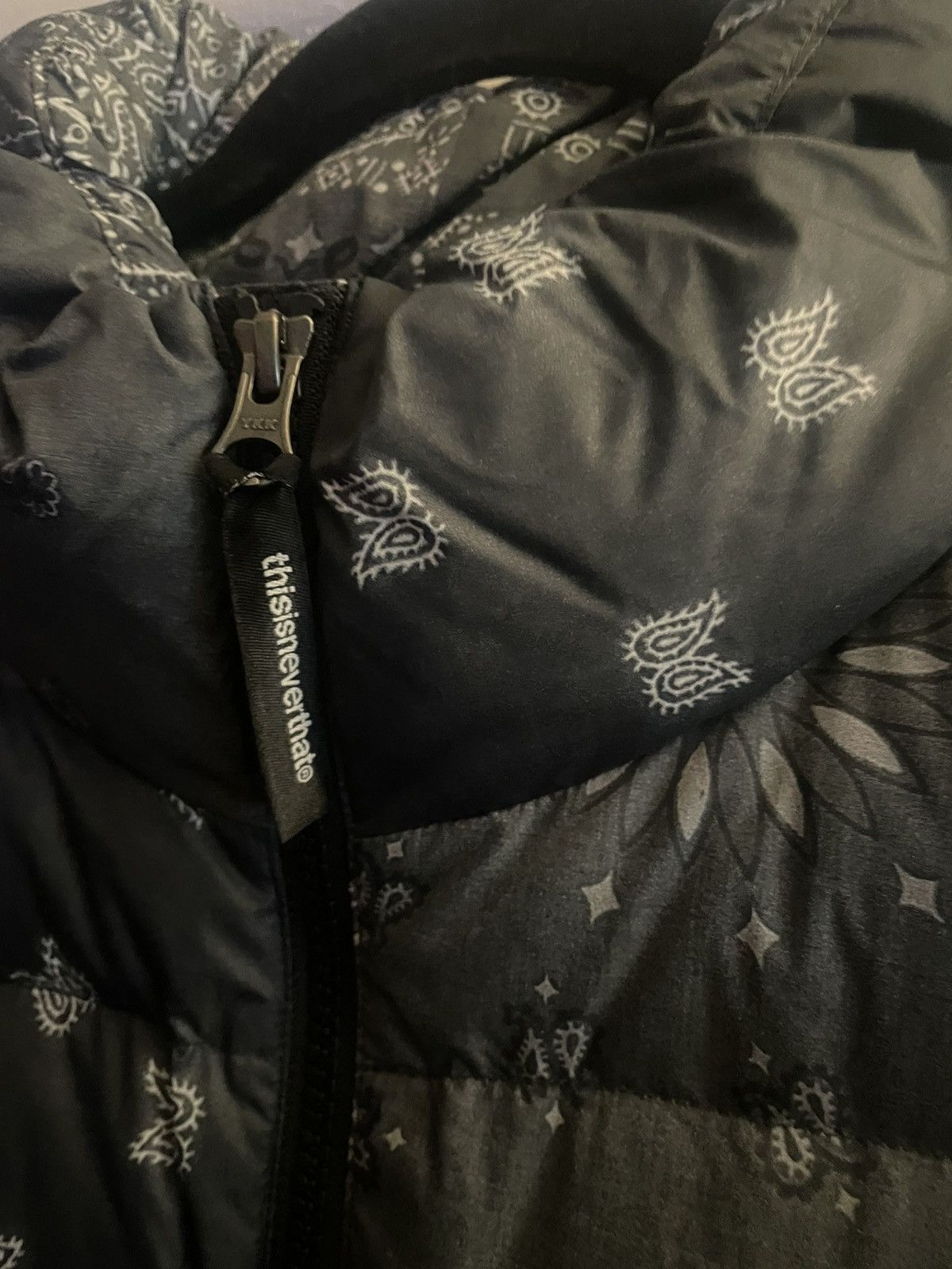 thisisneverthat thisisneverthat PERTEX down bandana black puffer jacket Size US XL / EU 56 / 4 - 4 Thumbnail