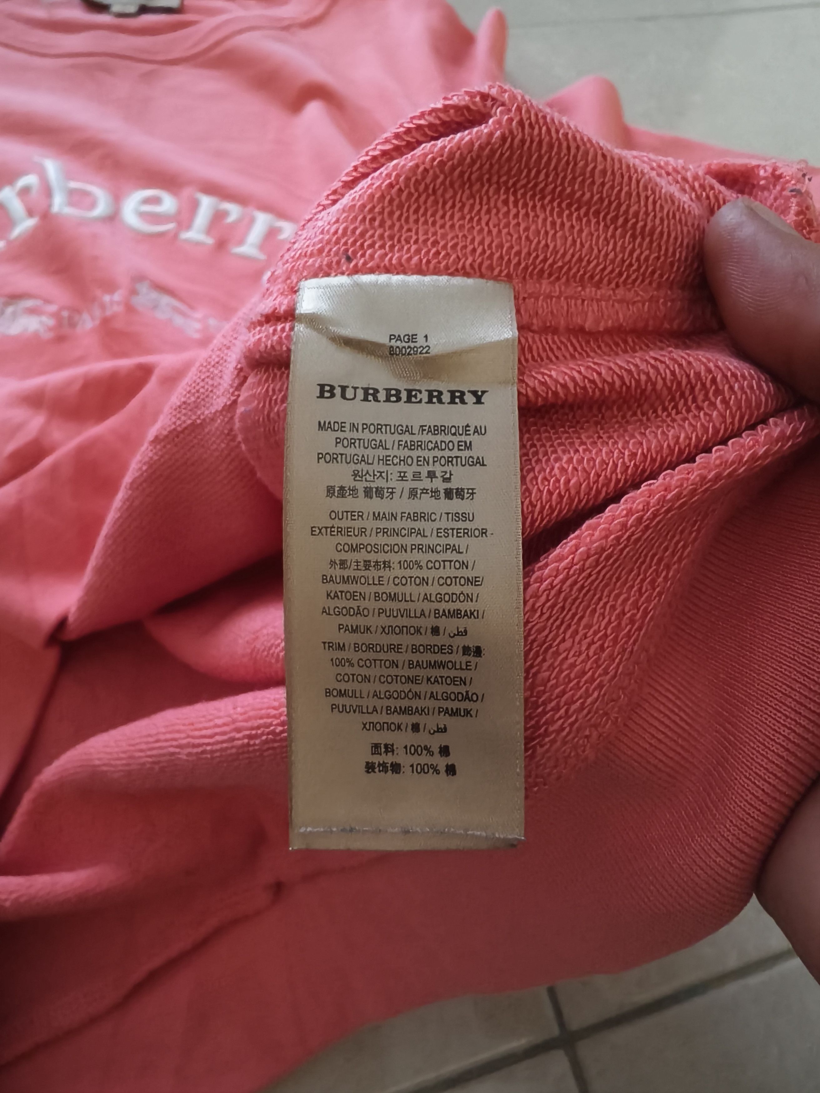 Burberry × Burberry Prorsum 🔥STEALS🔥Very Rare Burberry London Embroidery Sweatshirt Size US L / EU 52-54 / 3 - 6 Thumbnail