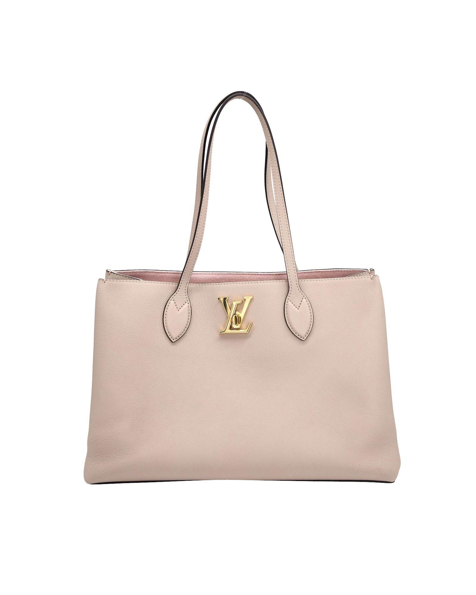 st louis pm 48cm greige and green tote bag