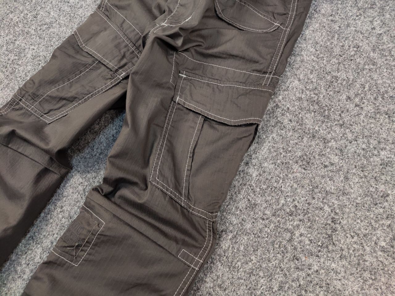 Japanese Brand Vintage 90's Japan Style Cargo Brown Pants Travis Scott Size US 31 - 5 Thumbnail