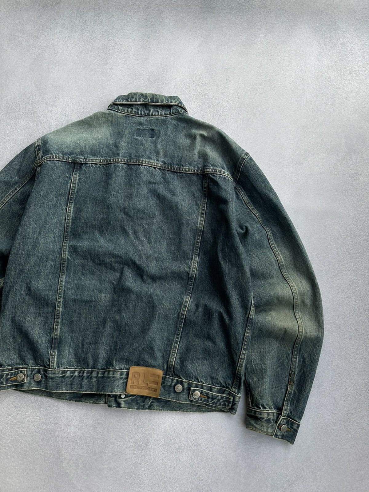 Polo Ralph Lauren Vintage Polo Jeans Ralph Lauren Dirty Denim Jacket Size US XL / EU 56 / 4 - 6 Thumbnail