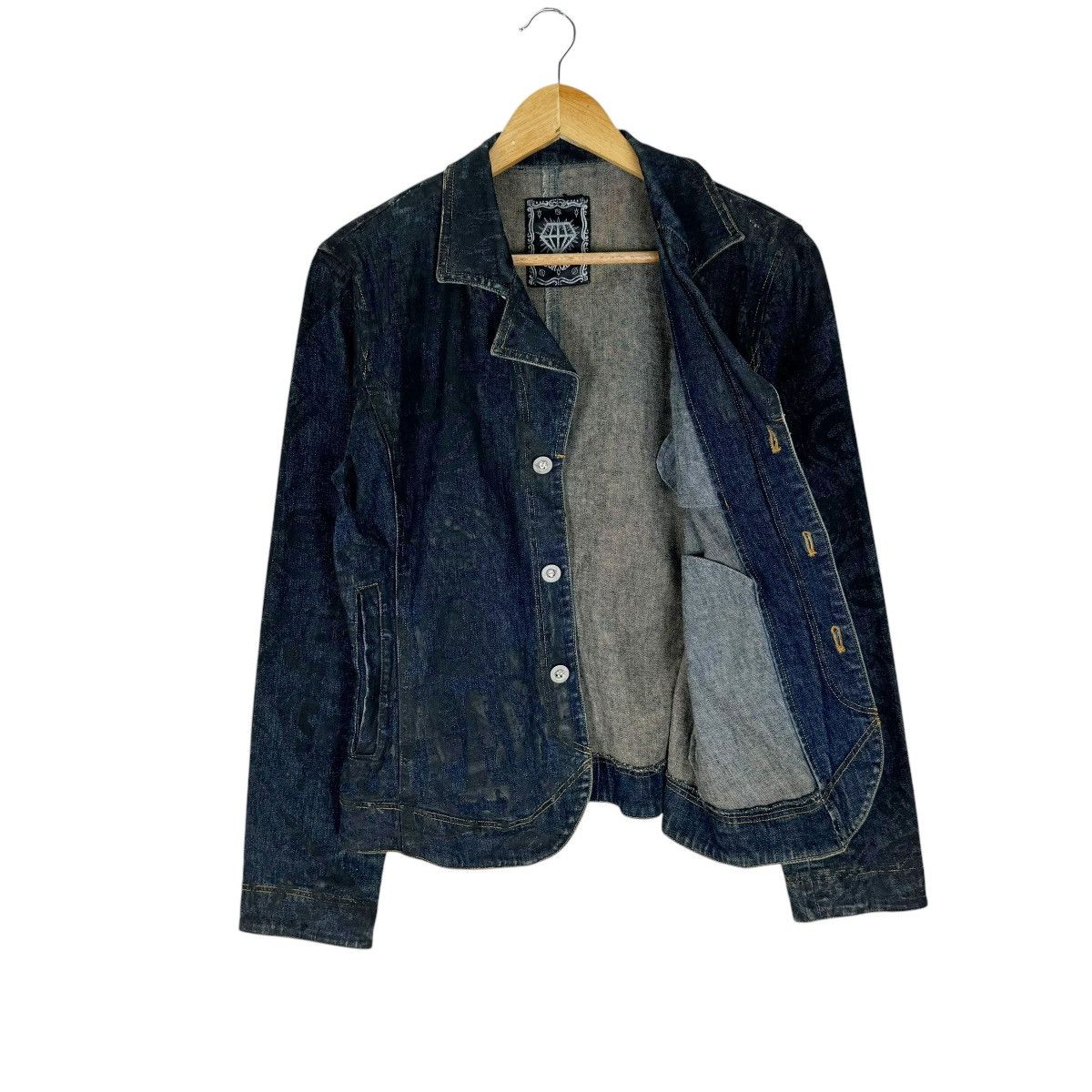 If Six Was Nine × Japanese Brand ☀️ALGONQUINS ART JEANS DEMIM JACKET Size M / US 6-8 / IT 42-44 - 7 Thumbnail