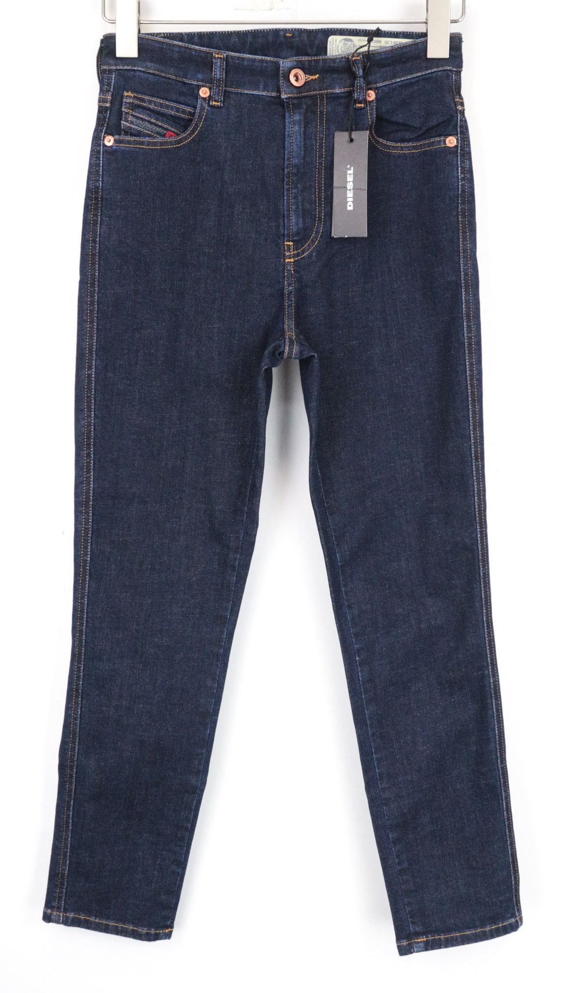 Diesel BABHILA-HIGH 069CF W26/L30 Blue Stretch Jeans 69377 Size 26" / US 2 / IT 38 - 2 Thumbnail
