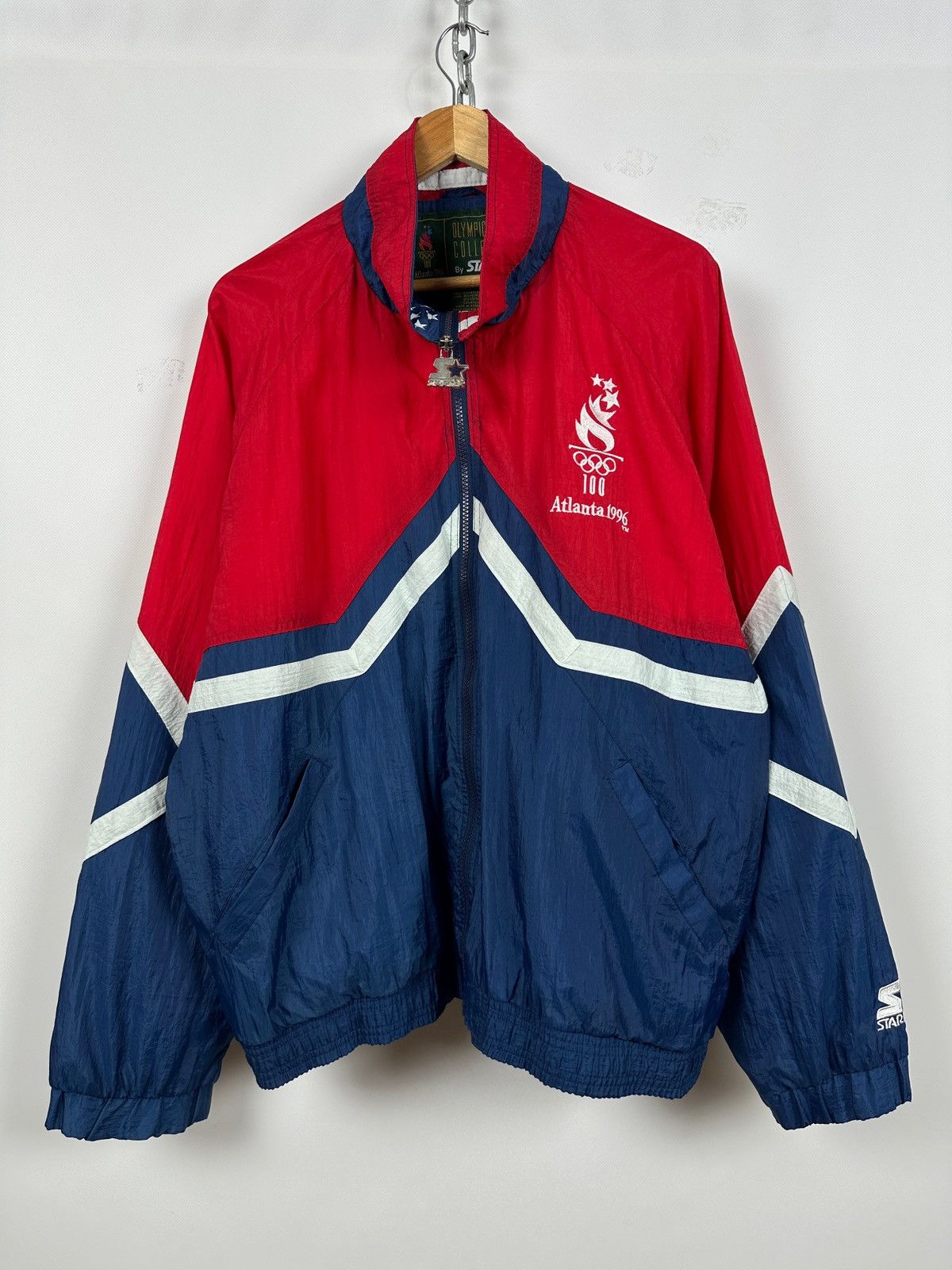Starter 1996 Vintage Starter Atlanta Olympic Games Jacket Size US XL / EU 56 / 4 - 3 Thumbnail