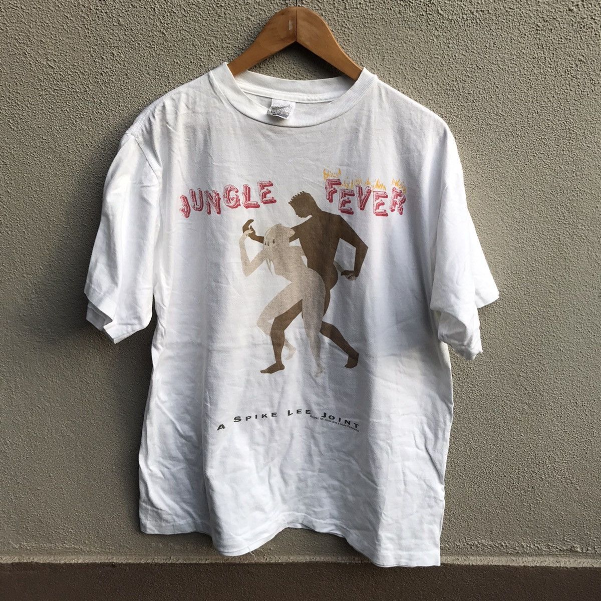 Vintage Vintage rare 90s JUNGLE FEVER movie tee spike lee Size US XL / EU 56 / 4 - 1 Thumbnail