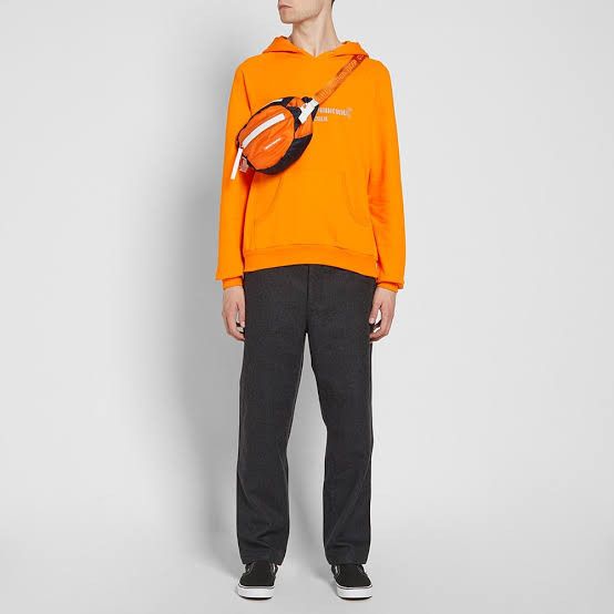 image of Dries Van Noten x Gosha Rubchinskiy Gosha Rubchinsky Sweatshirt in Orange, Men's (Size XL)