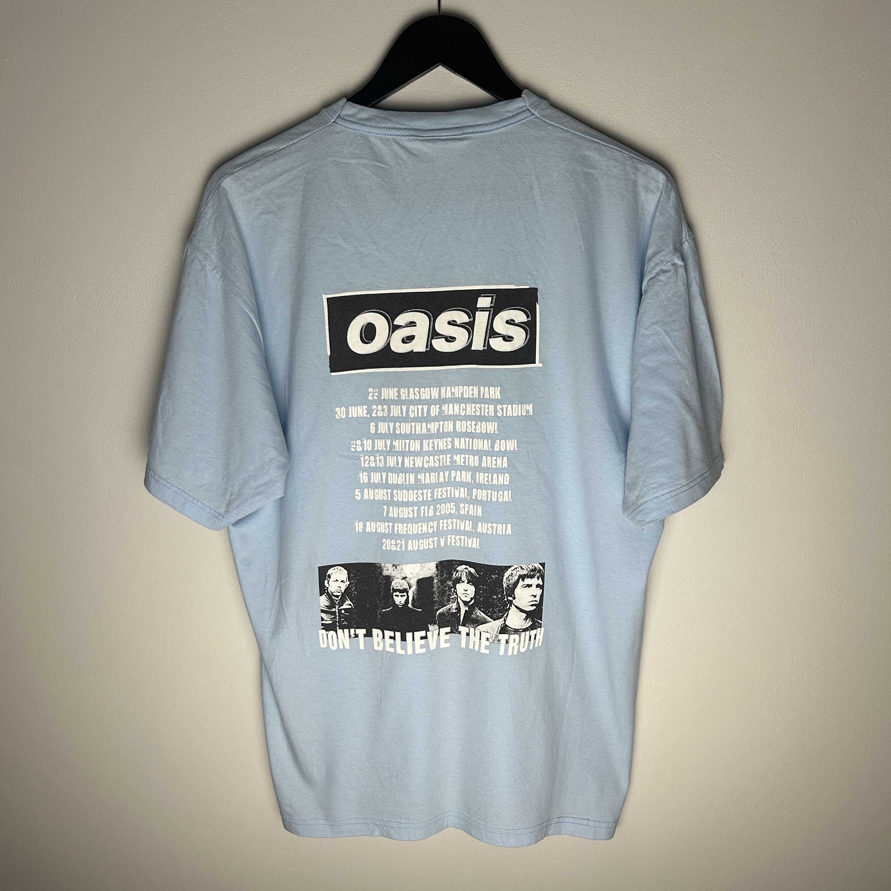 Band Tees Vintage Oasis Don’t Believe The Truth Band T-shirt Size US XL / EU 56 / 4 - 2 Thumbnail