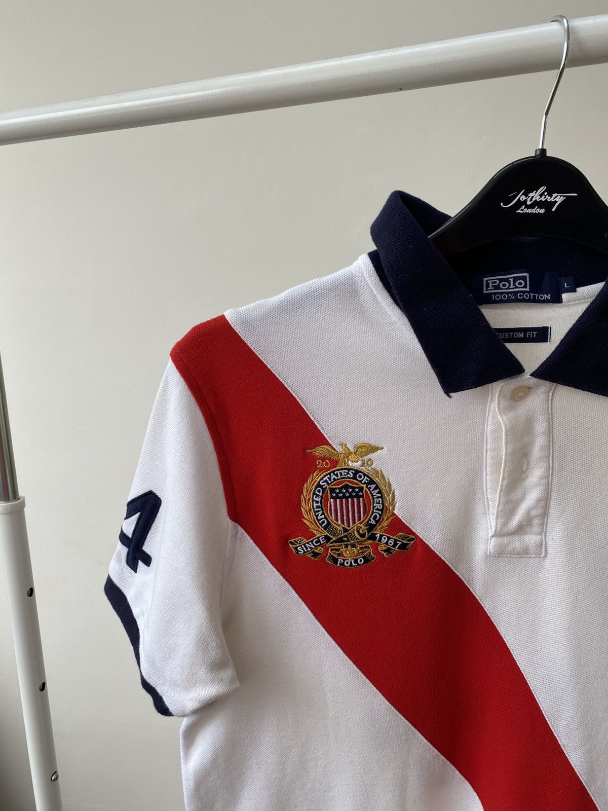 Polo Ralph Lauren × Vintage Vintage Polo Ralph Lauren United States USA Polo Shirt Size US L / EU 52-54 / 3 - 4 Thumbnail