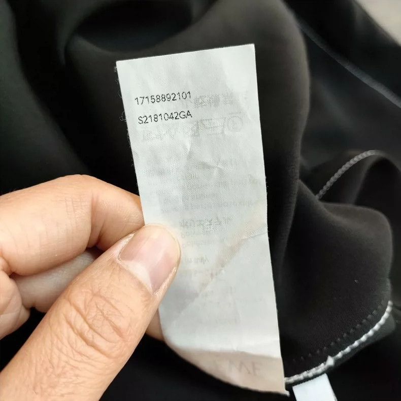 Loewe long black trench coat with white stitching-2507 Size US XS / EU 42 / 0 - 6 Thumbnail