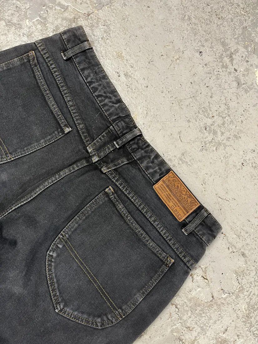 Marithe + Francois Girbaud × Vintage AW1987 Closed Stone Washed Denim Grey Pants Size US 34 / EU 50 - 8 Thumbnail