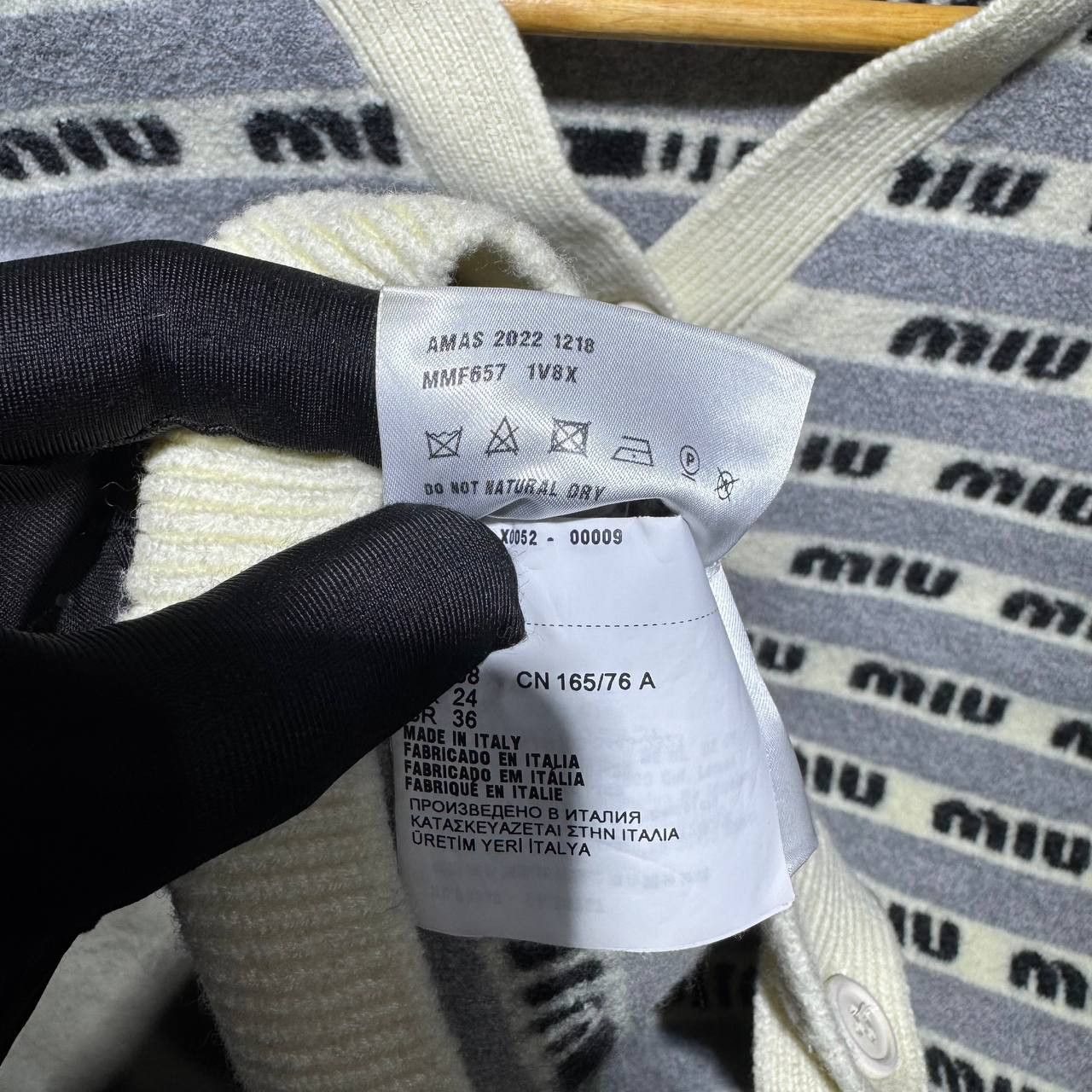 Miu Miu Miu Miu Logo Cardigan Size XS / US 0-2 / IT 36-38 - 11 Thumbnail