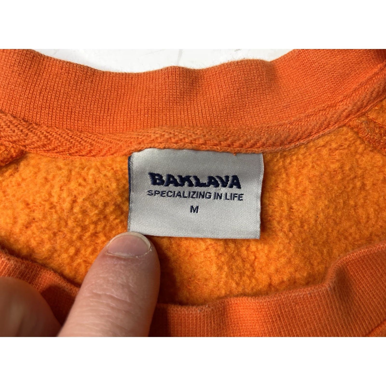 Vintage Action Bronson Sweatshirt Mens Medium Orange Pullover Scorpius Baklava Friends & Family Size US M / EU 48-50 / 2 - 4 Thumbnail