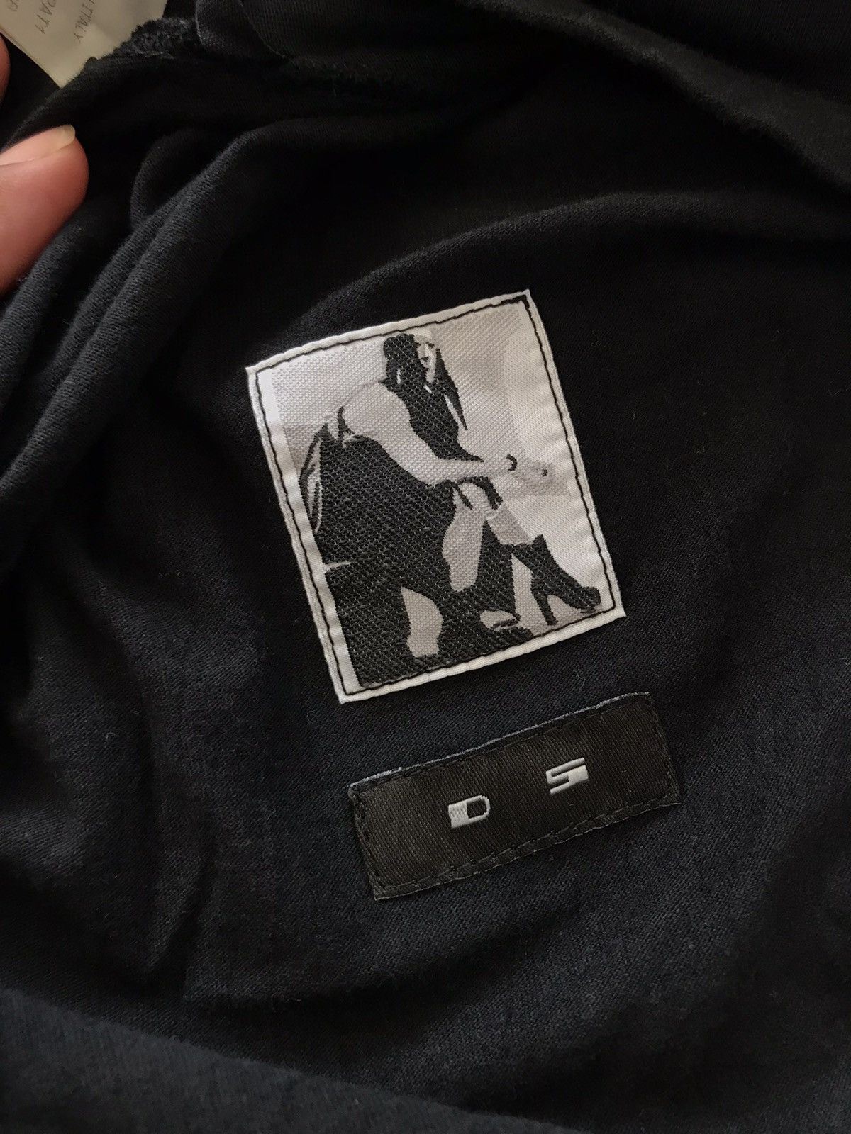 Rick Owens Drkshdw RICK OWENS DRKSHDW PATCH LEVEL TEE Size S / US 4 / IT 40 - 10 Thumbnail