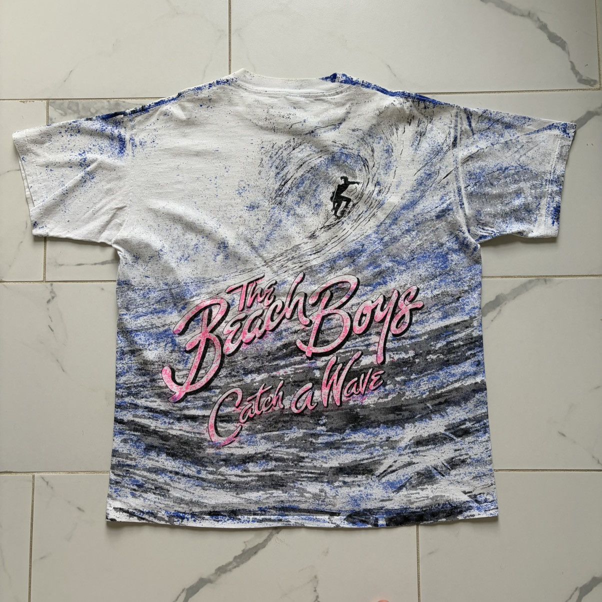 Vintage Vintage 1990s 90s The Beach Boys Catch A Wave T Shirt Tee XL Size US XL / EU 56 / 4 - 2 Thumbnail