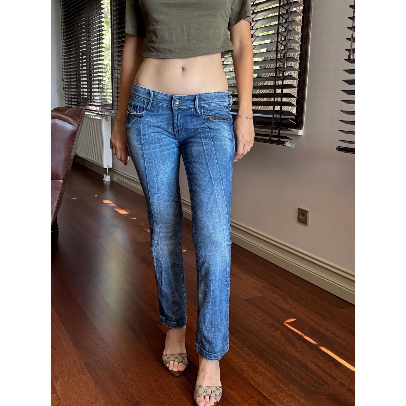 Diesel Diesel Industry Blizz Jeans W27 Italy Y2K Vintage Denim Size US 27 - 2 Thumbnail