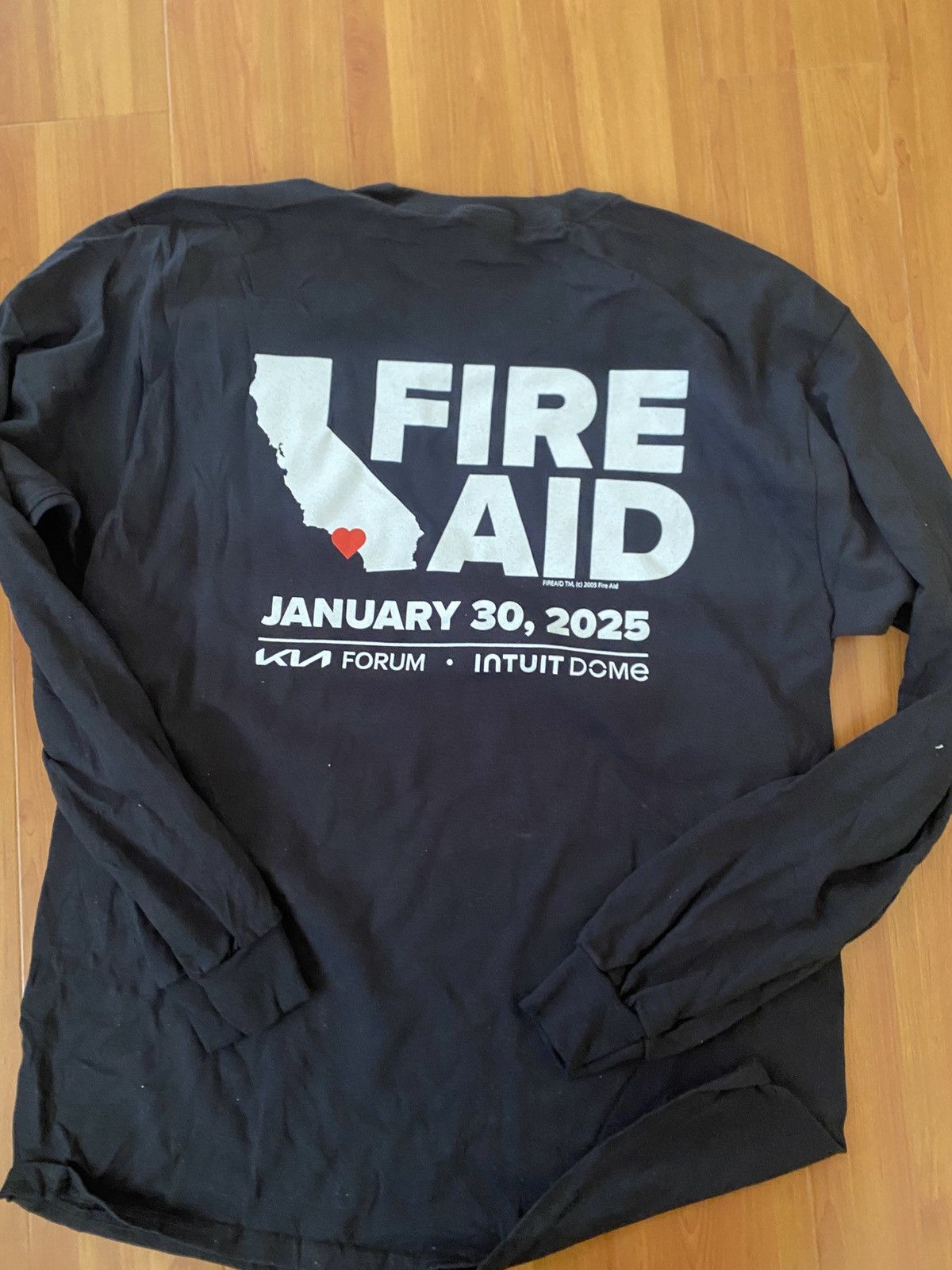 Other Yoshitomo Nara LA Fire Aid Long Sleeve Tee Size US XL / EU 56 / 4 - 3 Thumbnail