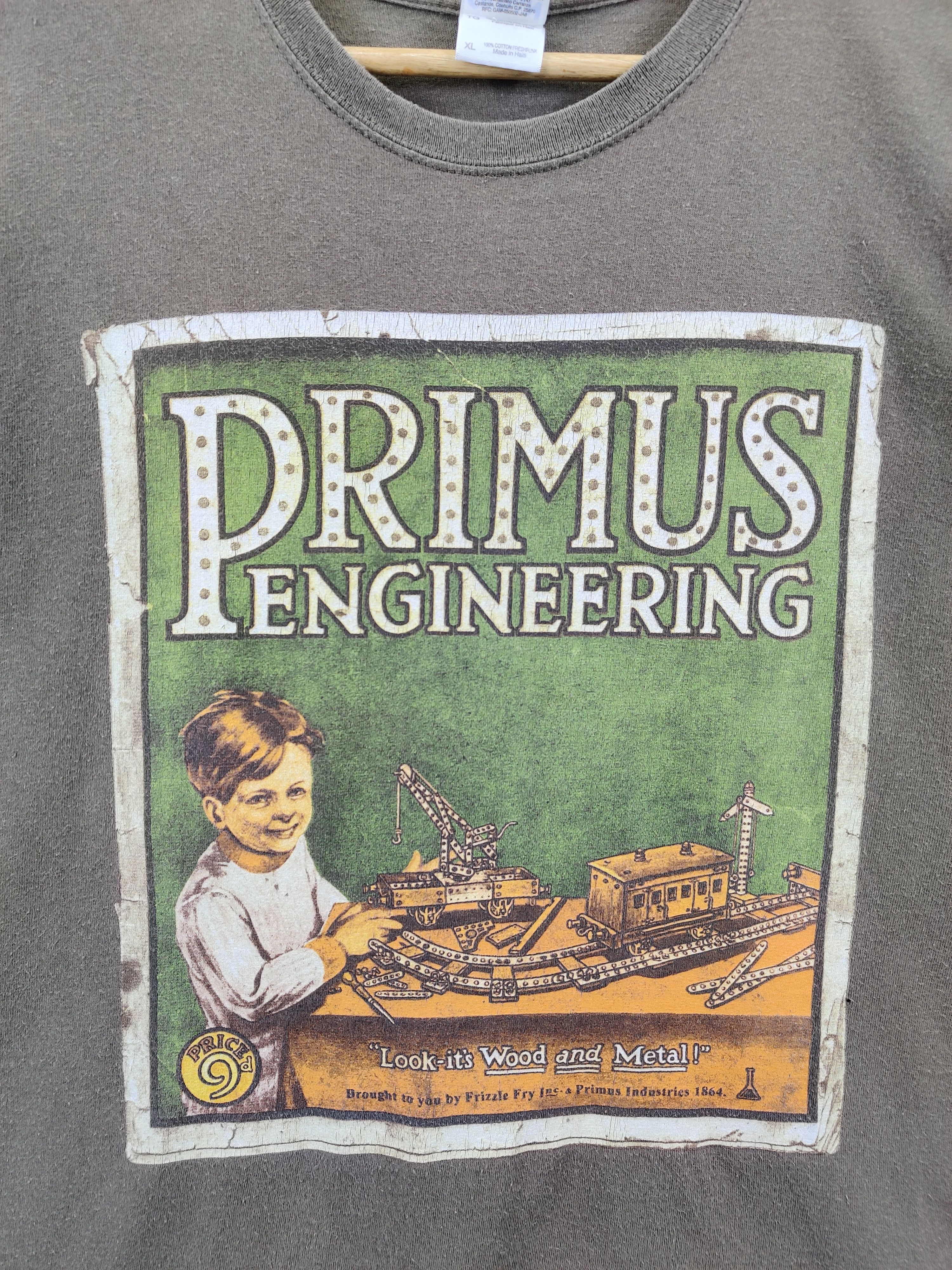 Band Tees Vintage Primus Engineering Band Tee Tshirt Size US XL / EU 56 / 4 - 7 Thumbnail