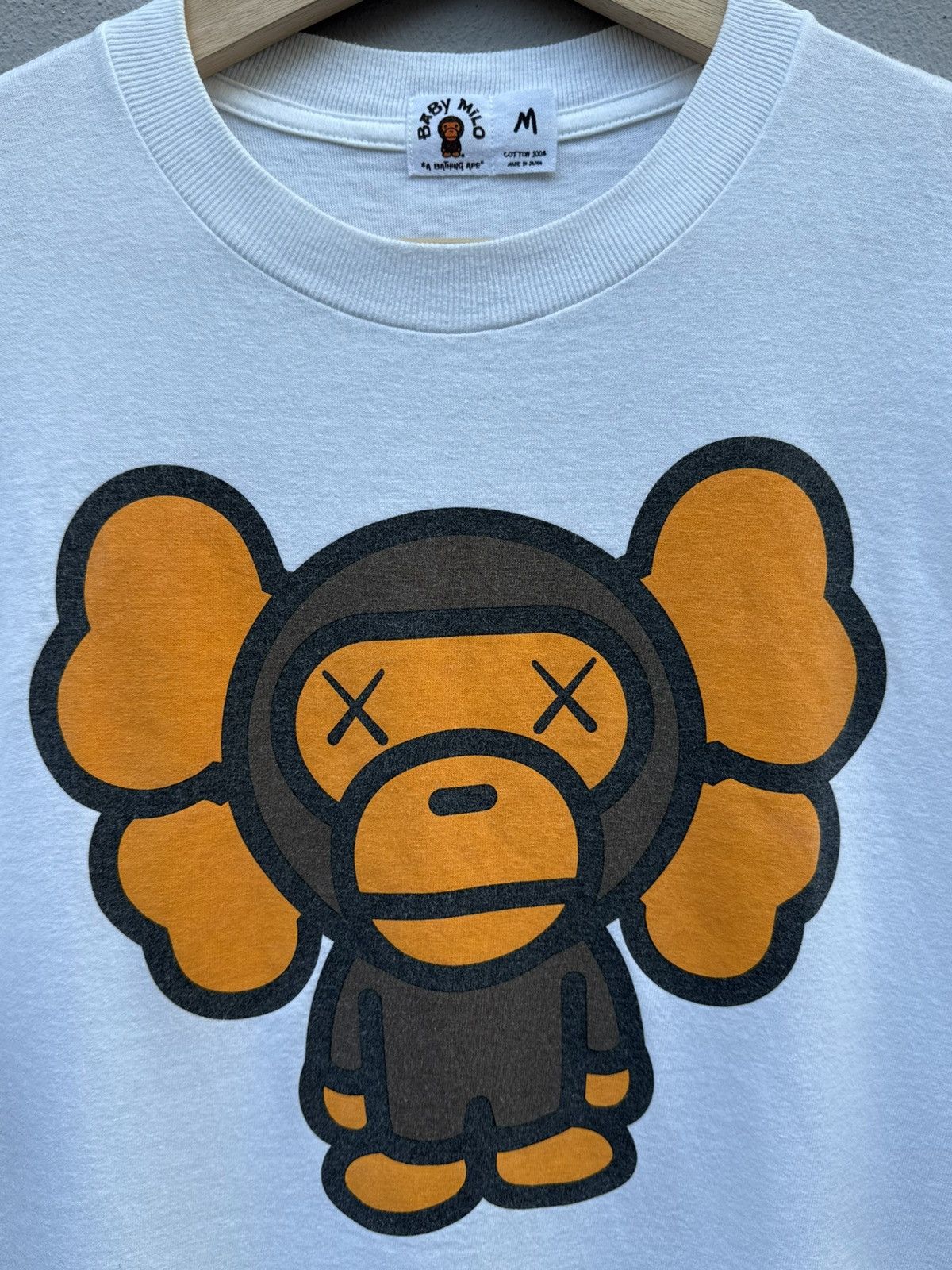 Bape × Kaws 🔥RARE🔥 2005 Bape x Kaws Baby Milo Pharrell Williams Tee Size US M / EU 48-50 / 2 - 5 Thumbnail
